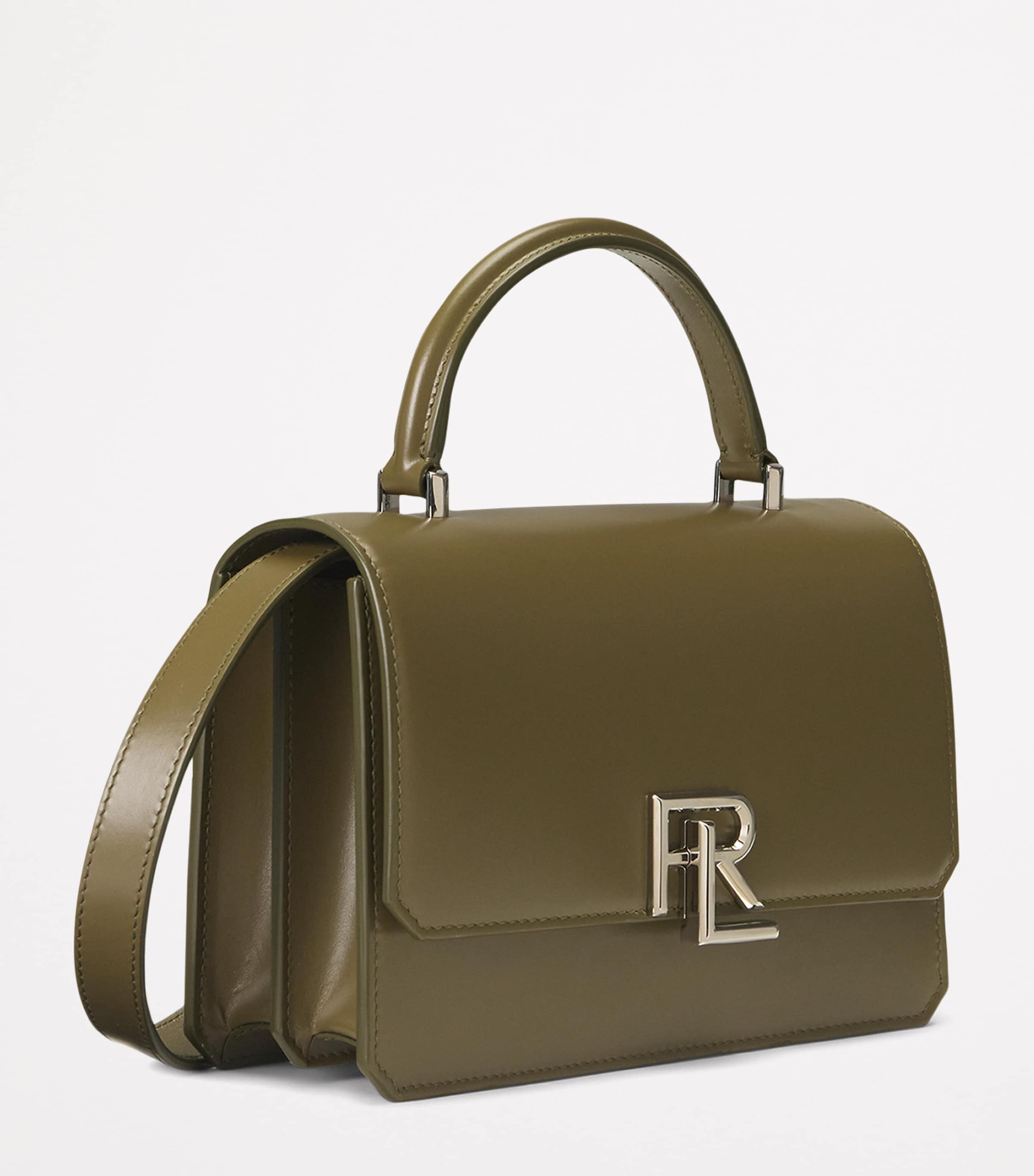 Leather Box Cross-Body Bag DUSTY SAGE Image 2