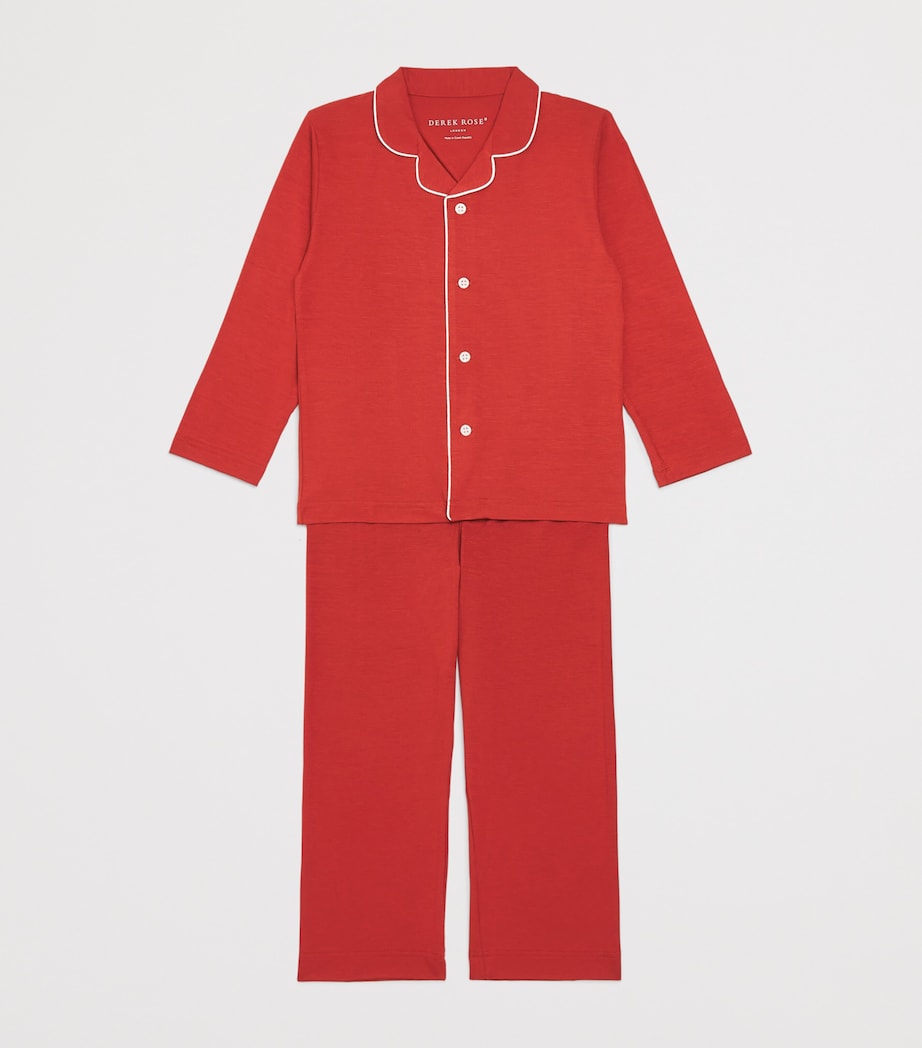 Lara Pyjama Set (3-15 Years) RED Image 3