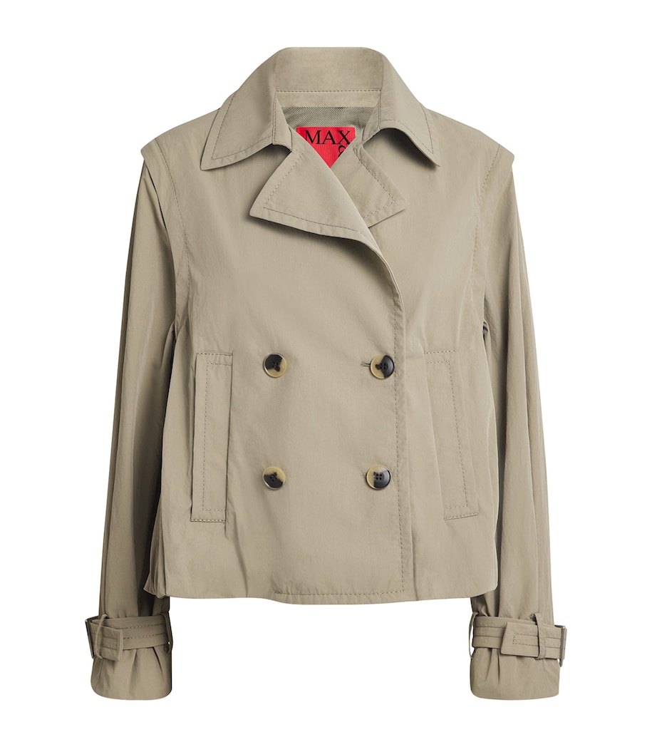 Nylon Hybrid Pea Coat SAGE Image 1