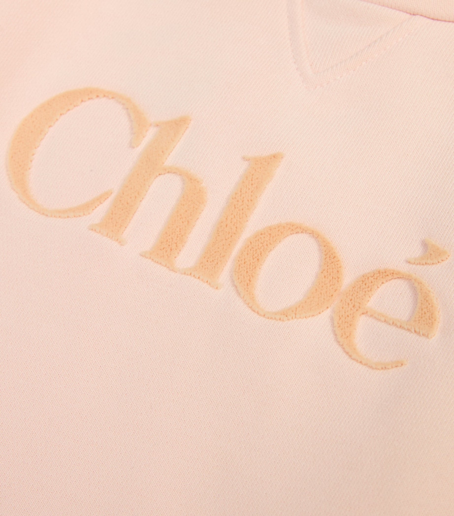 Logo Sweatshirt (6-18 Months) PETAL PINK Image 1