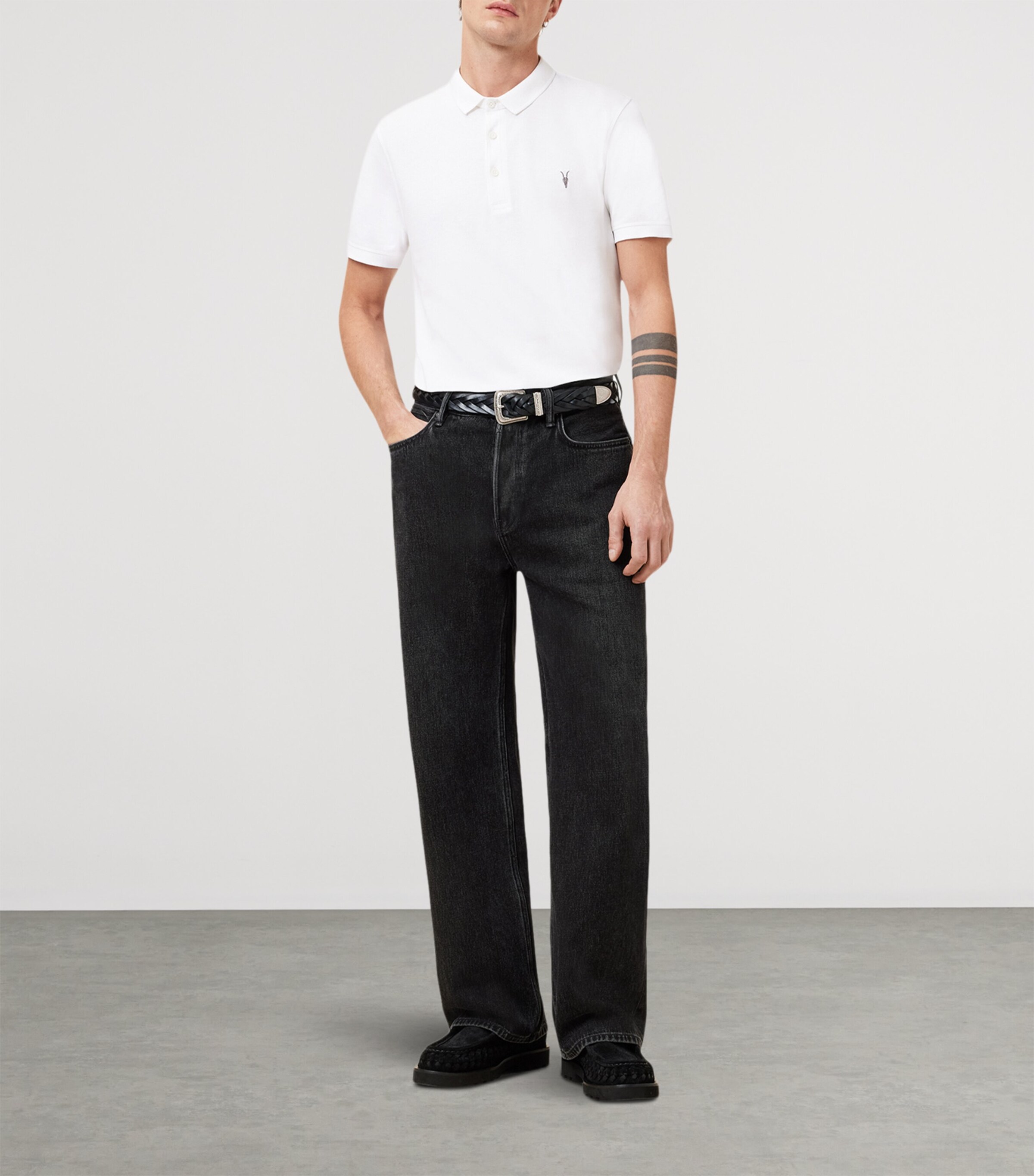 Organic Cotton Reform Polo Shirt OPTIC WHITE Image 2