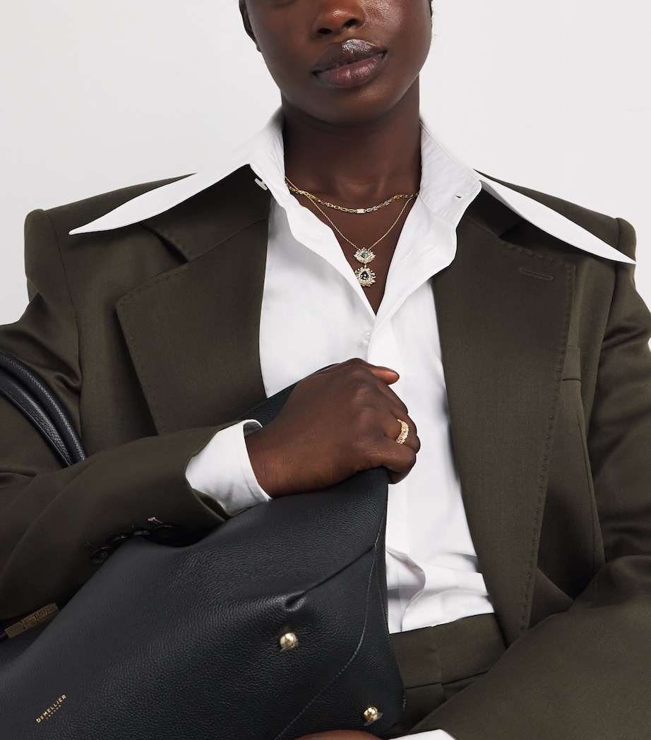 Yellow Gold, Diamond, Sapphire and Opal One of a Kind Necklace 18K YG/OP Image 4