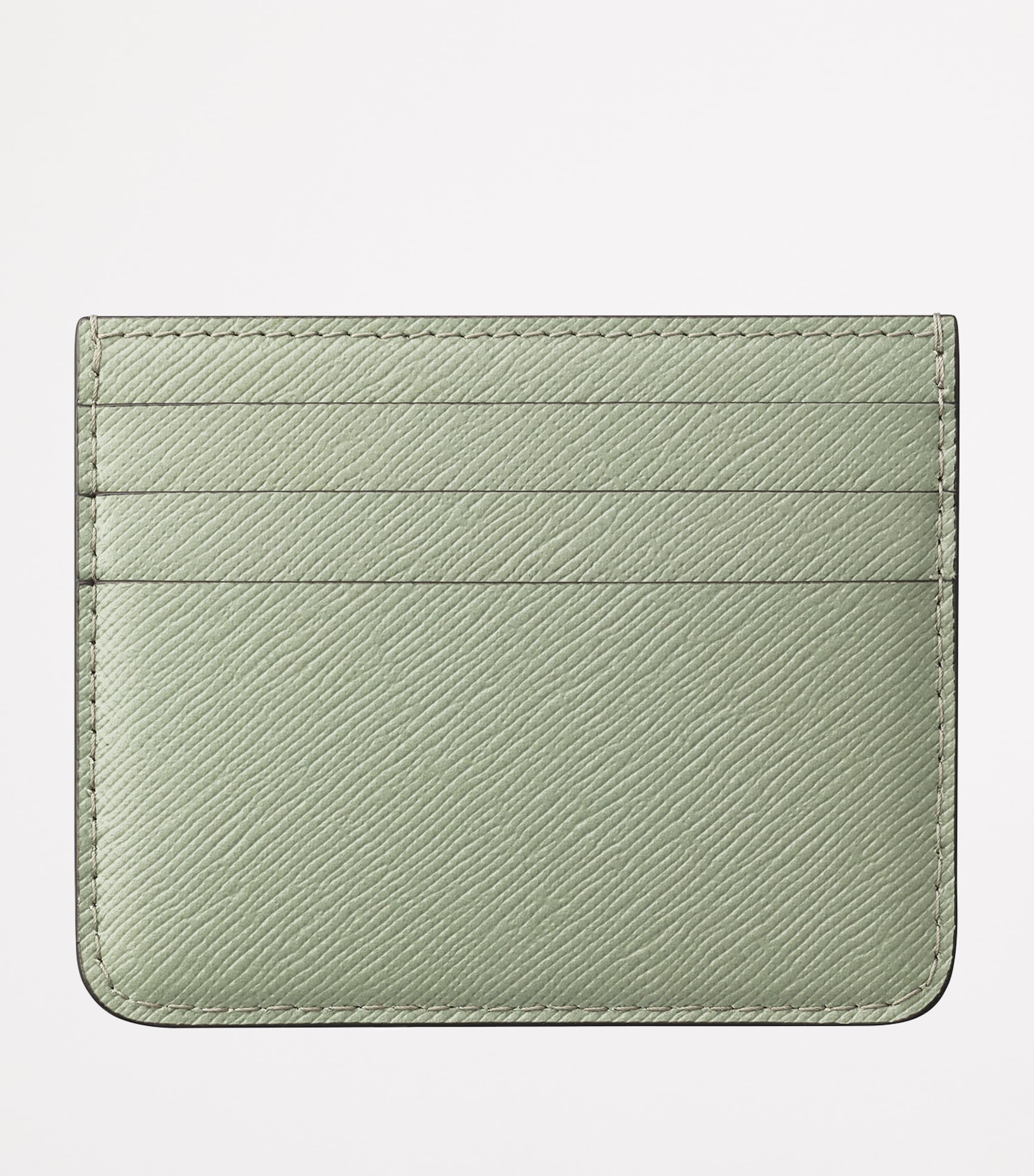 Leather C de Cartier Simple Card Holder SAGE GREEN Image 2