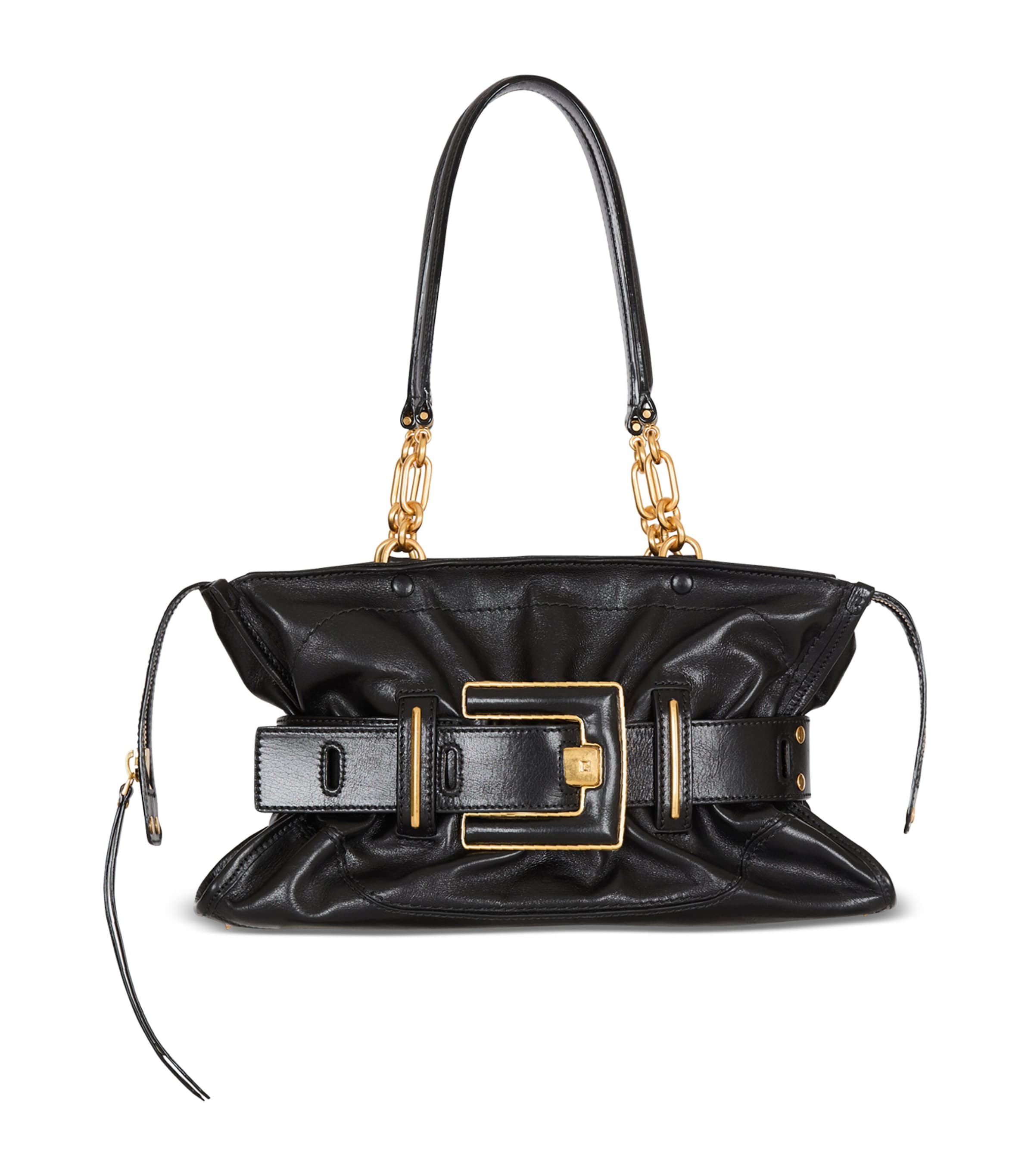 Small Leather Anthem Shoulder Bag 0PA NOIR Image 1