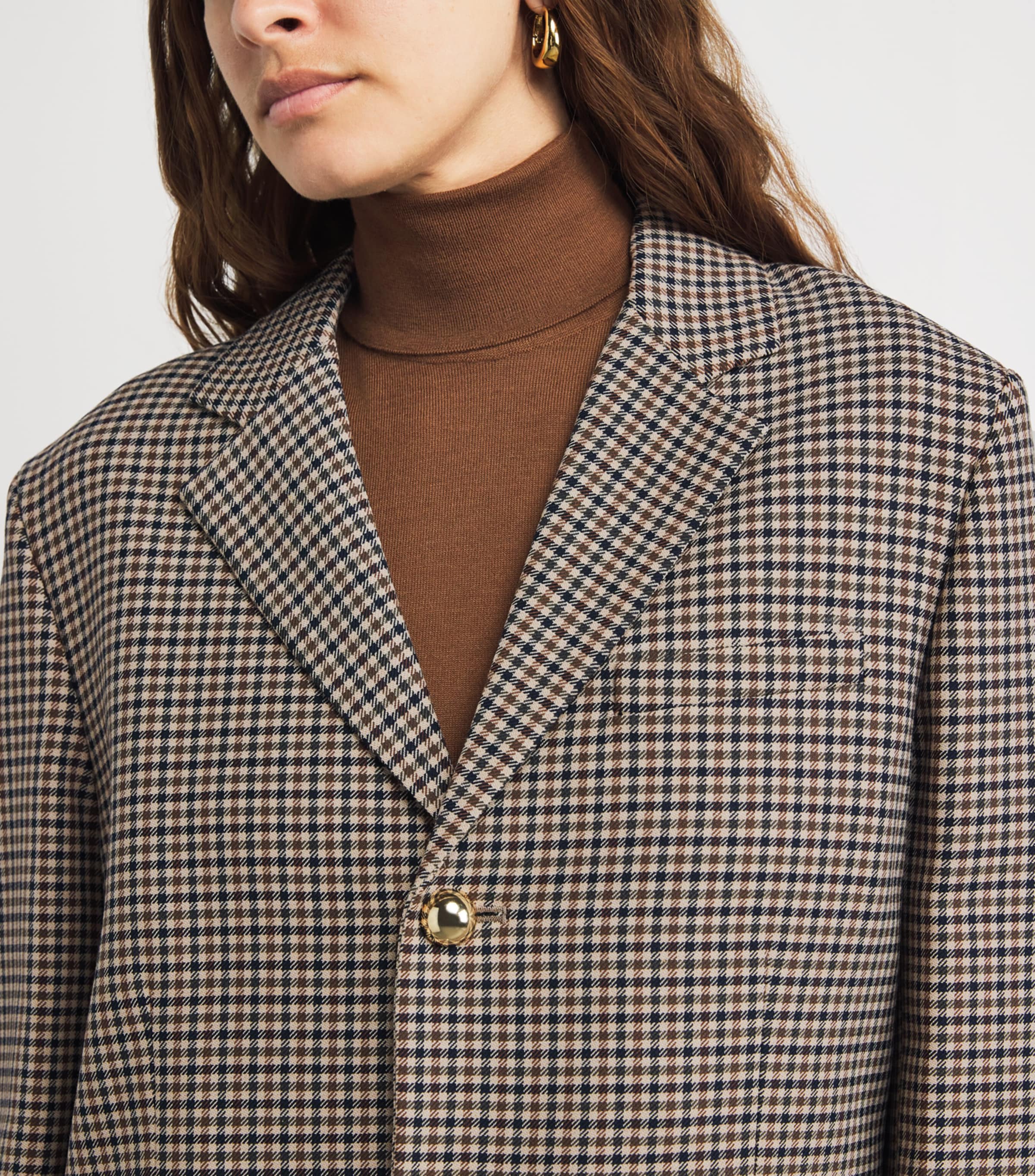 The Houndstooth Blazer NAVY MULTI Image 6