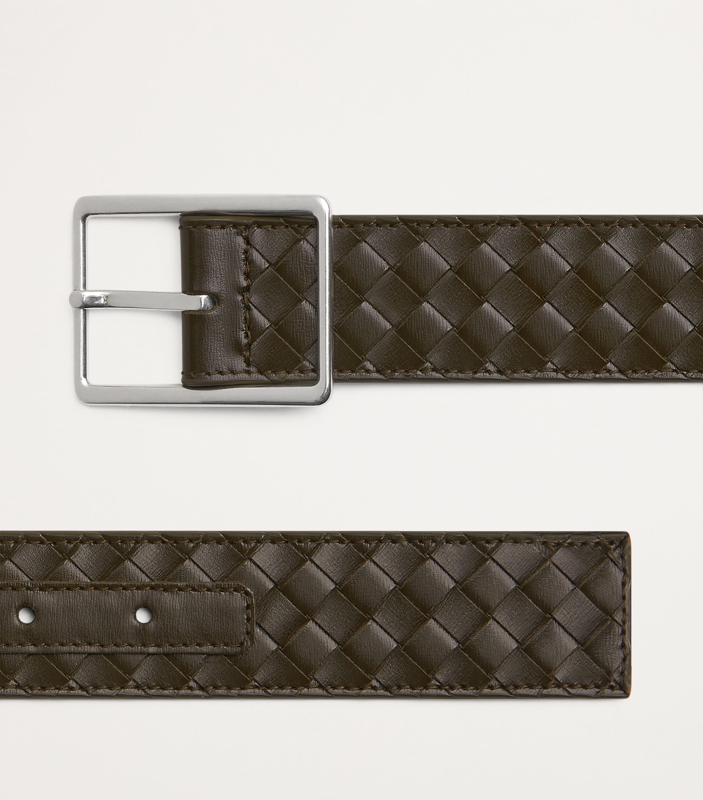 Leather Intrecciato Piccolo Belt 3386 Image 3