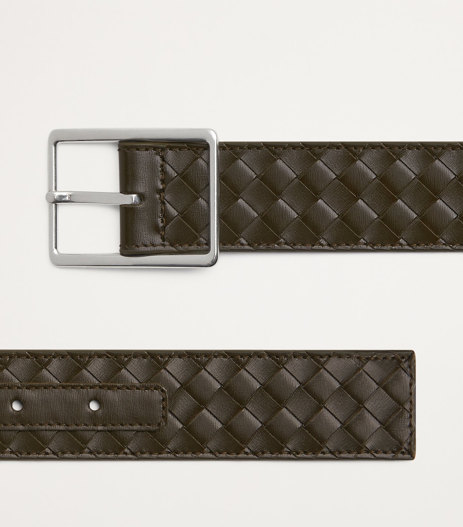 Leather Intrecciato Piccolo Belt 3386 Image 3