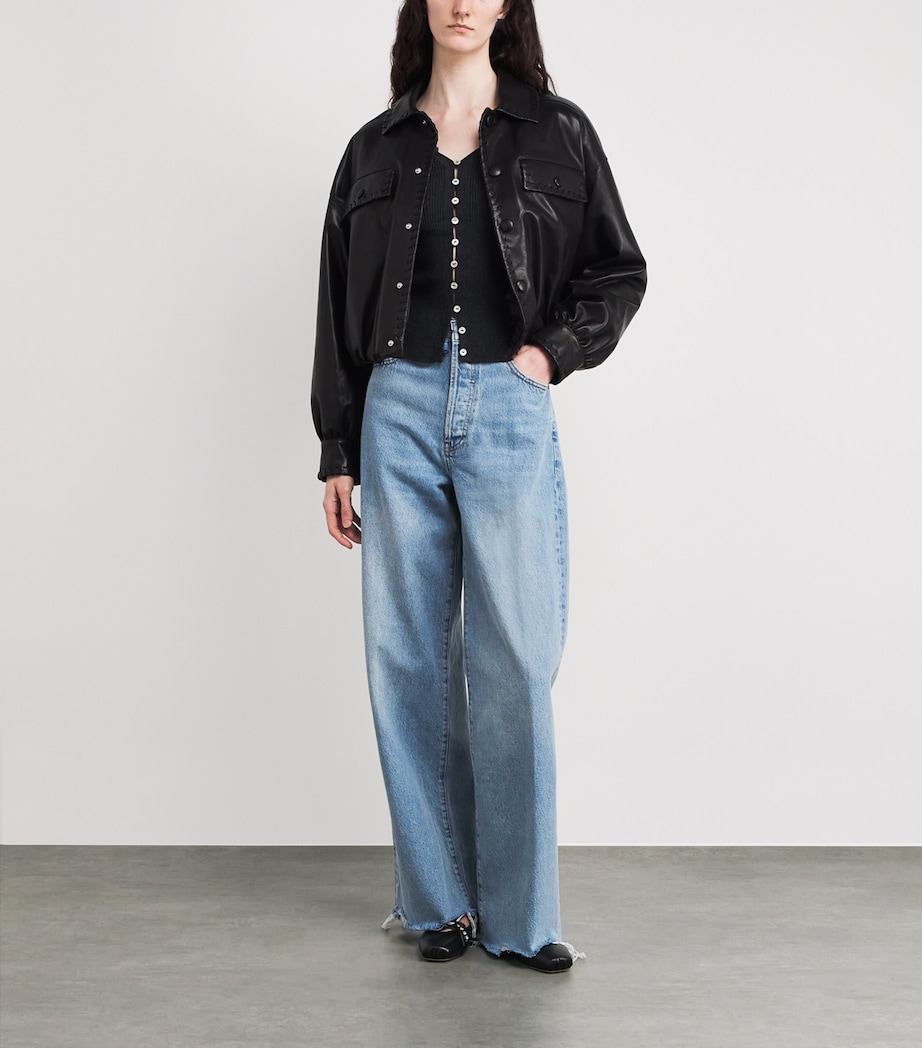 The Collegiate Wide-Leg Jeans BRNF BRINE NEW Image 2