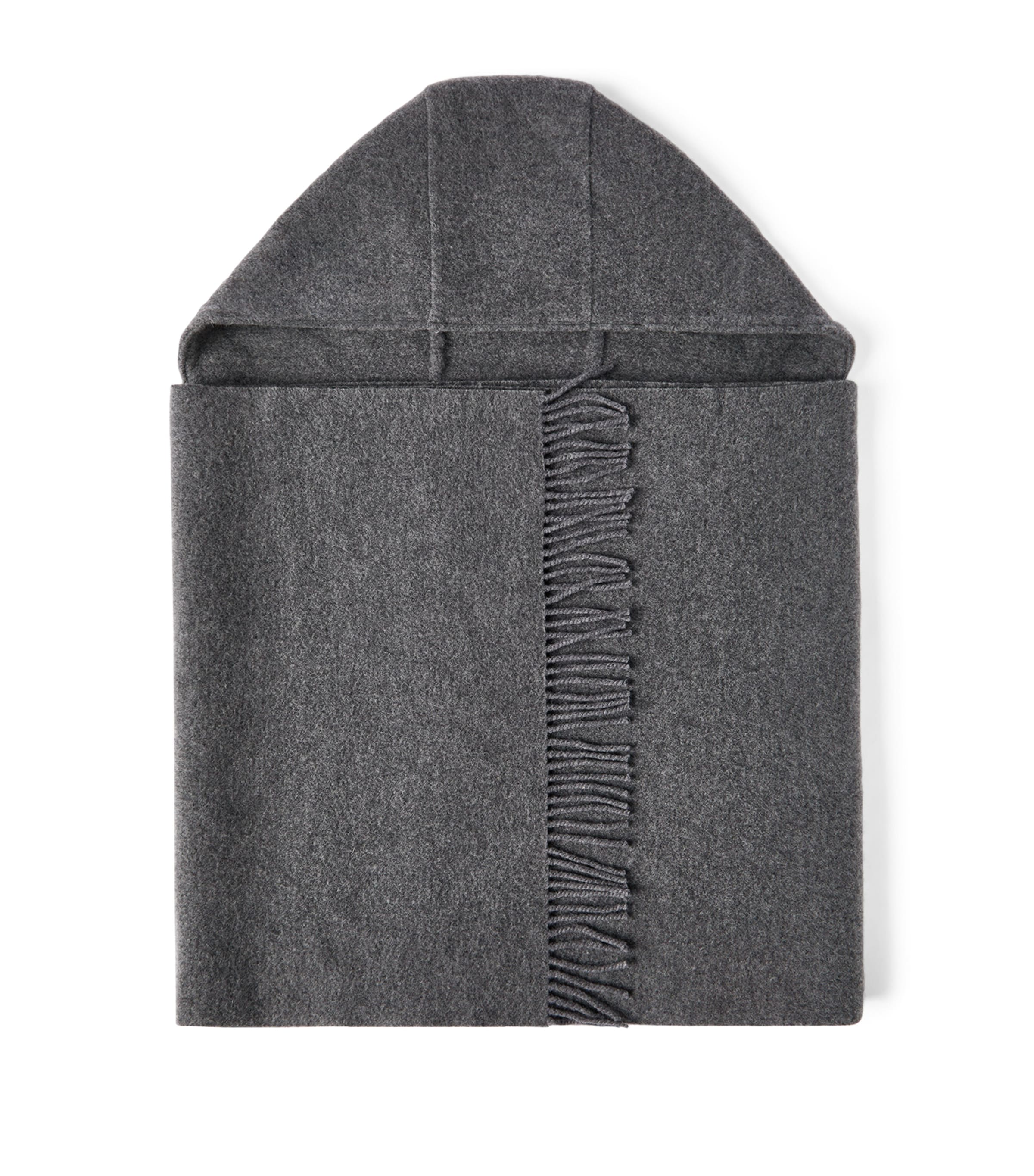 Brunello Cucinelli Wool-Cashmere Hooded Scarf Image 1