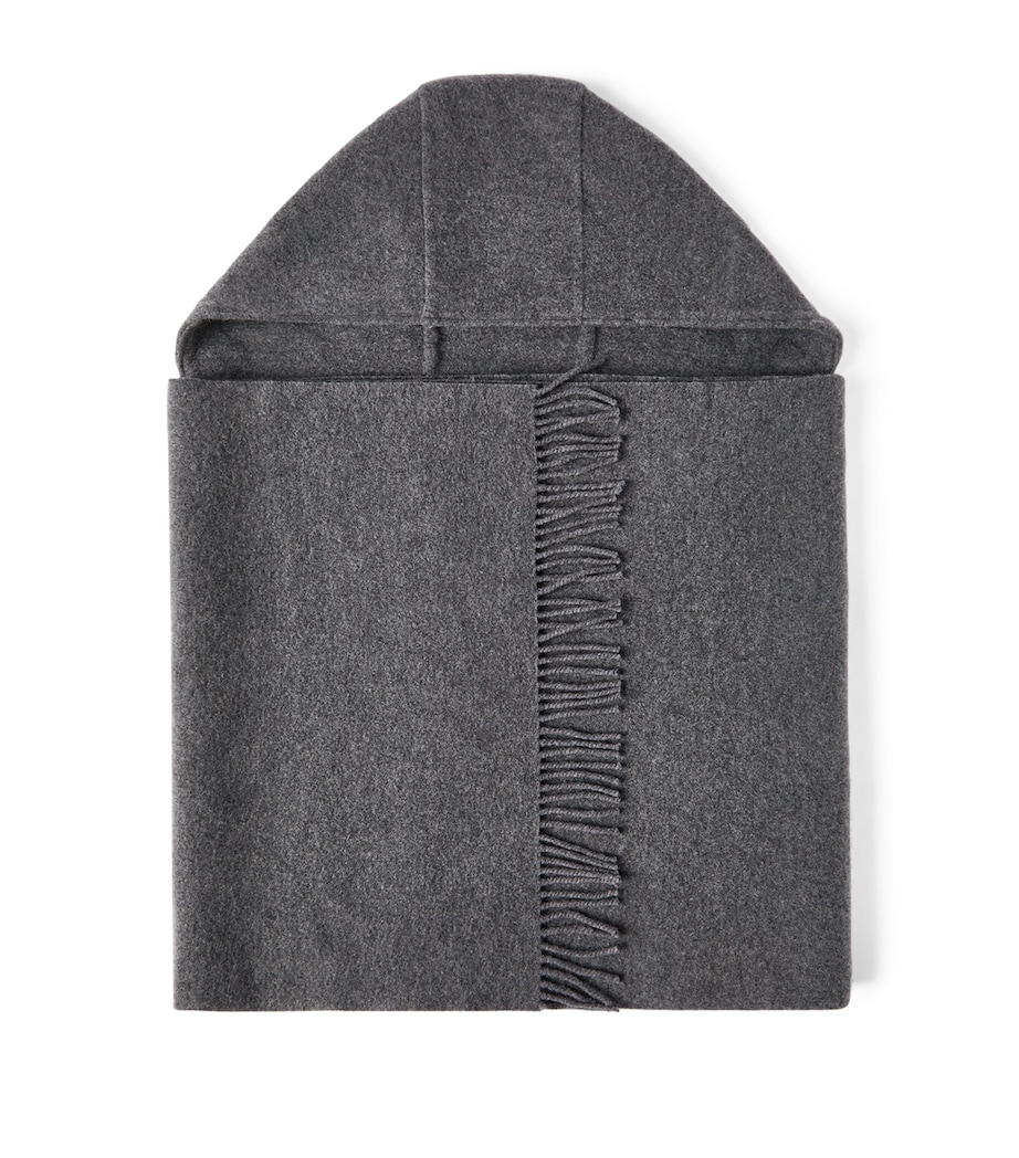 Brunello Cucinelli Wool-Cashmere Hooded Scarf Image 1
