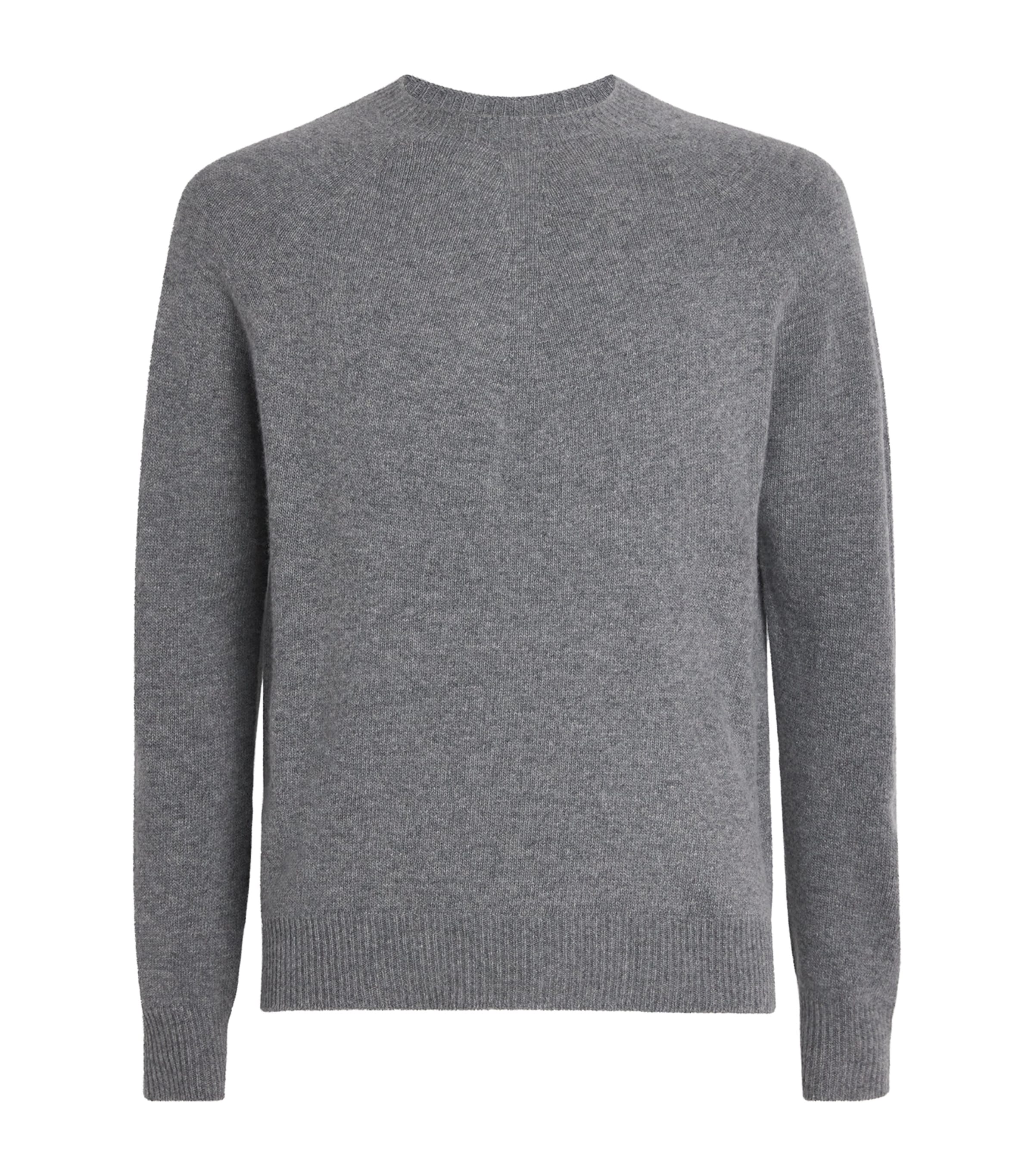 【送料&関税込】Jil Sander Grey Wool Sweater JIL SANDER Embellished draped wool and cashmere-blend