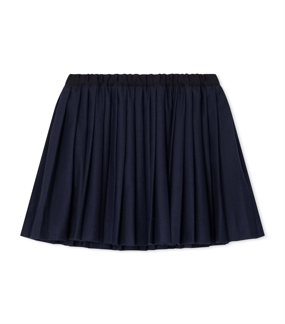 Bonpoint Pleated Mini Skirt (4-8 Years) Marine Image 1