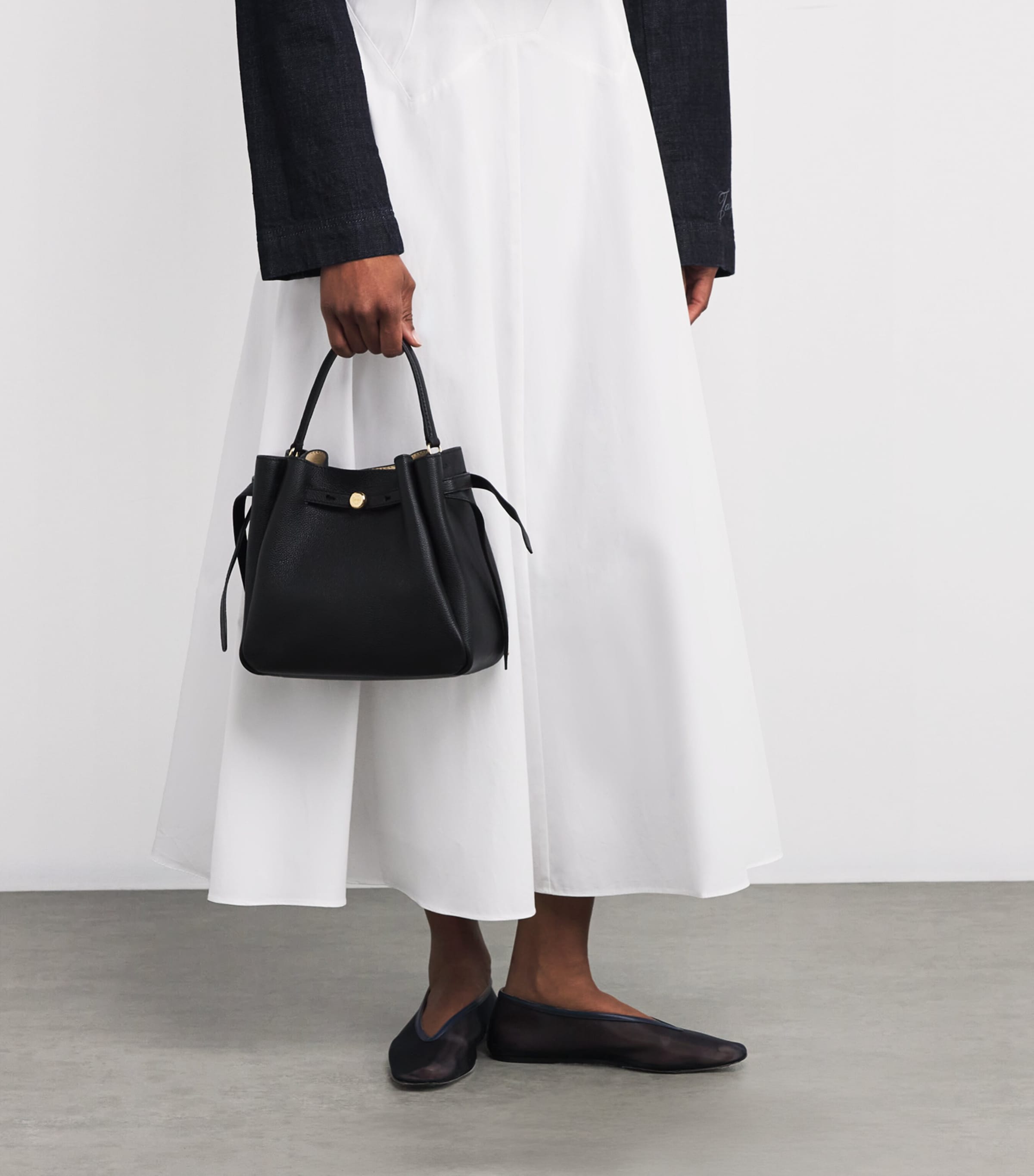 Tory Burch Leather Romy Cross-Body Bag | Harrods CA