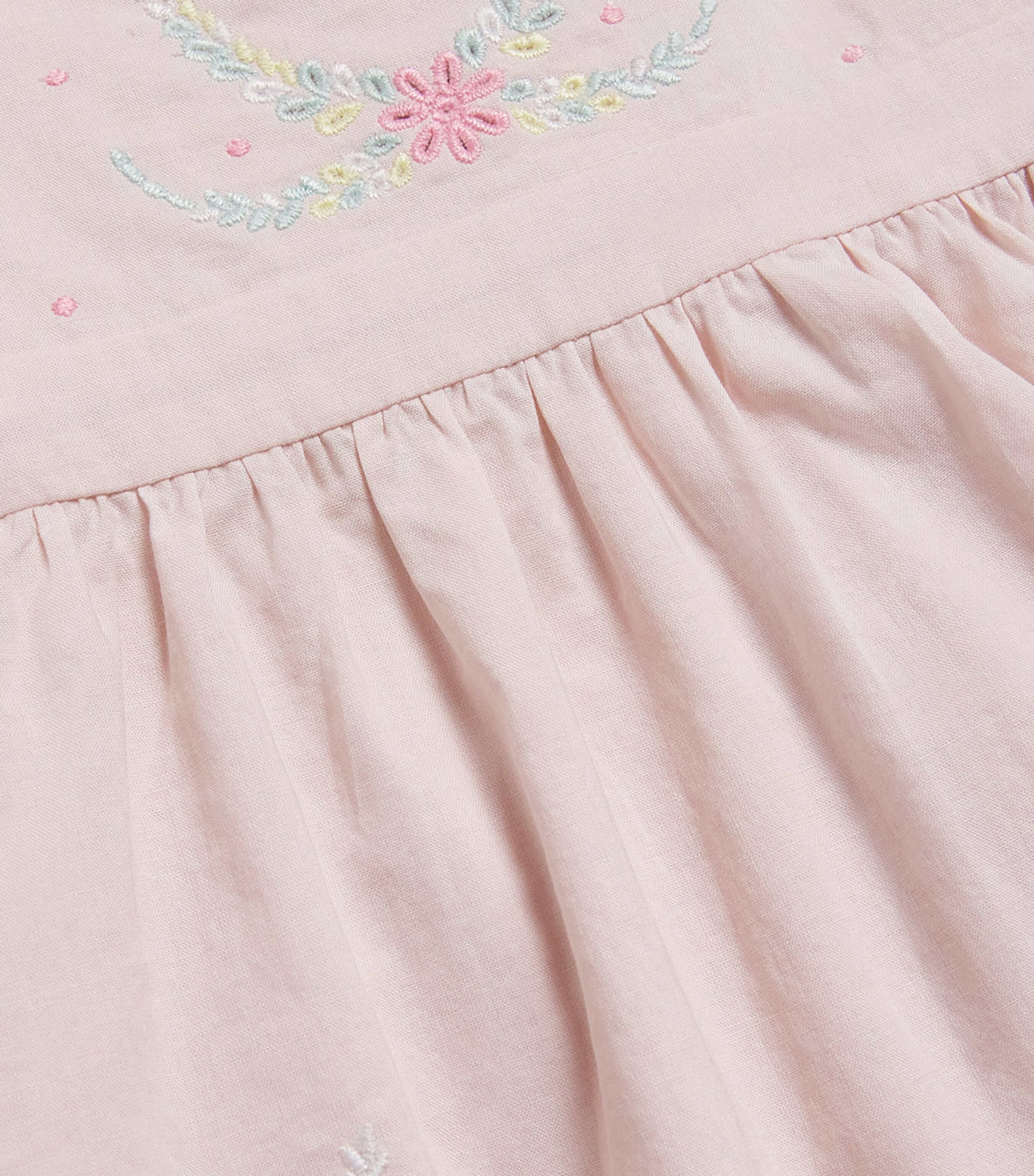 Tartine et Chocolat Cotton Embroidered Dress (3 Months-4 Years) Pâle Image 3