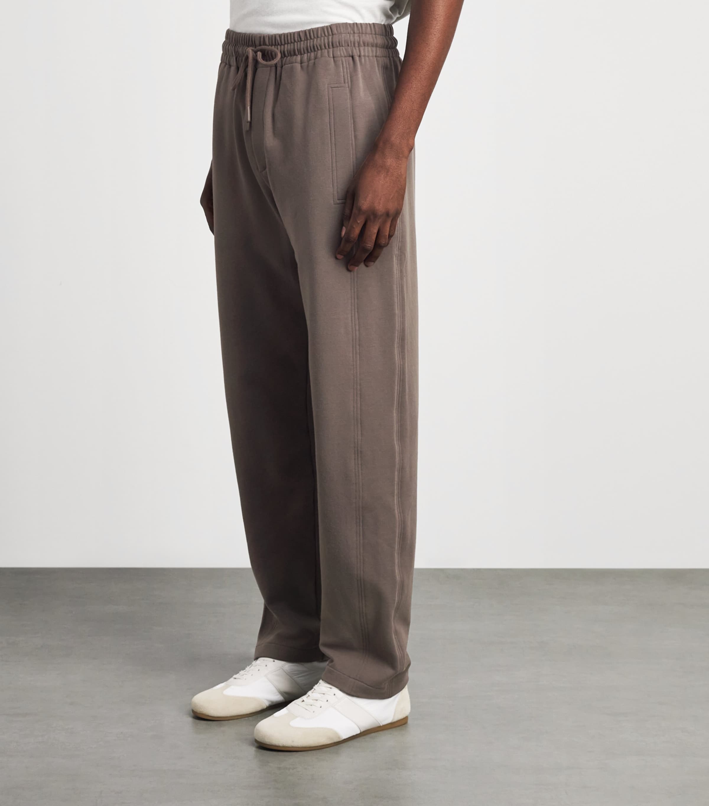Zimmerli Mens Winter Lounge Sweatpants Chesnut Image 4