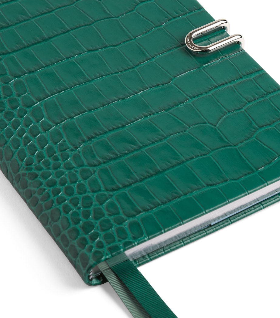 Smythson Leather Mara Soho A5 Mid-Year 2026 Diary Petrol Image 5