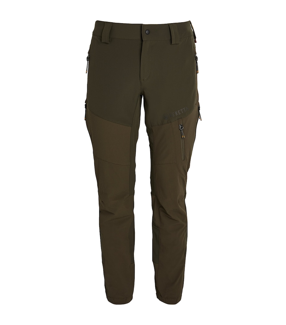 Stretch-Cotton Trousers 07AA - GREEN MOSS Image 1
