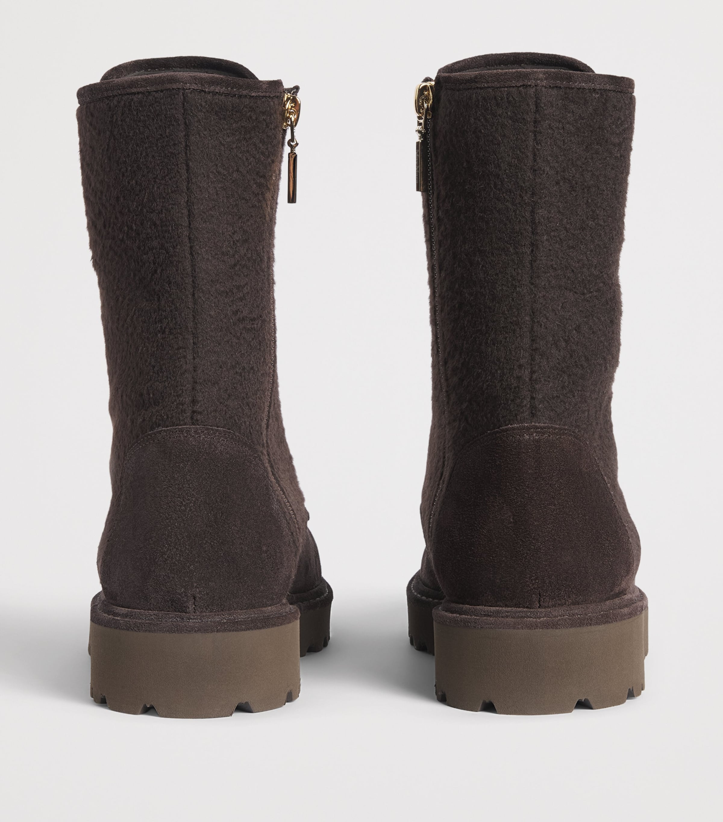 Max Mara Combat Boots Dark Bown Image 5
