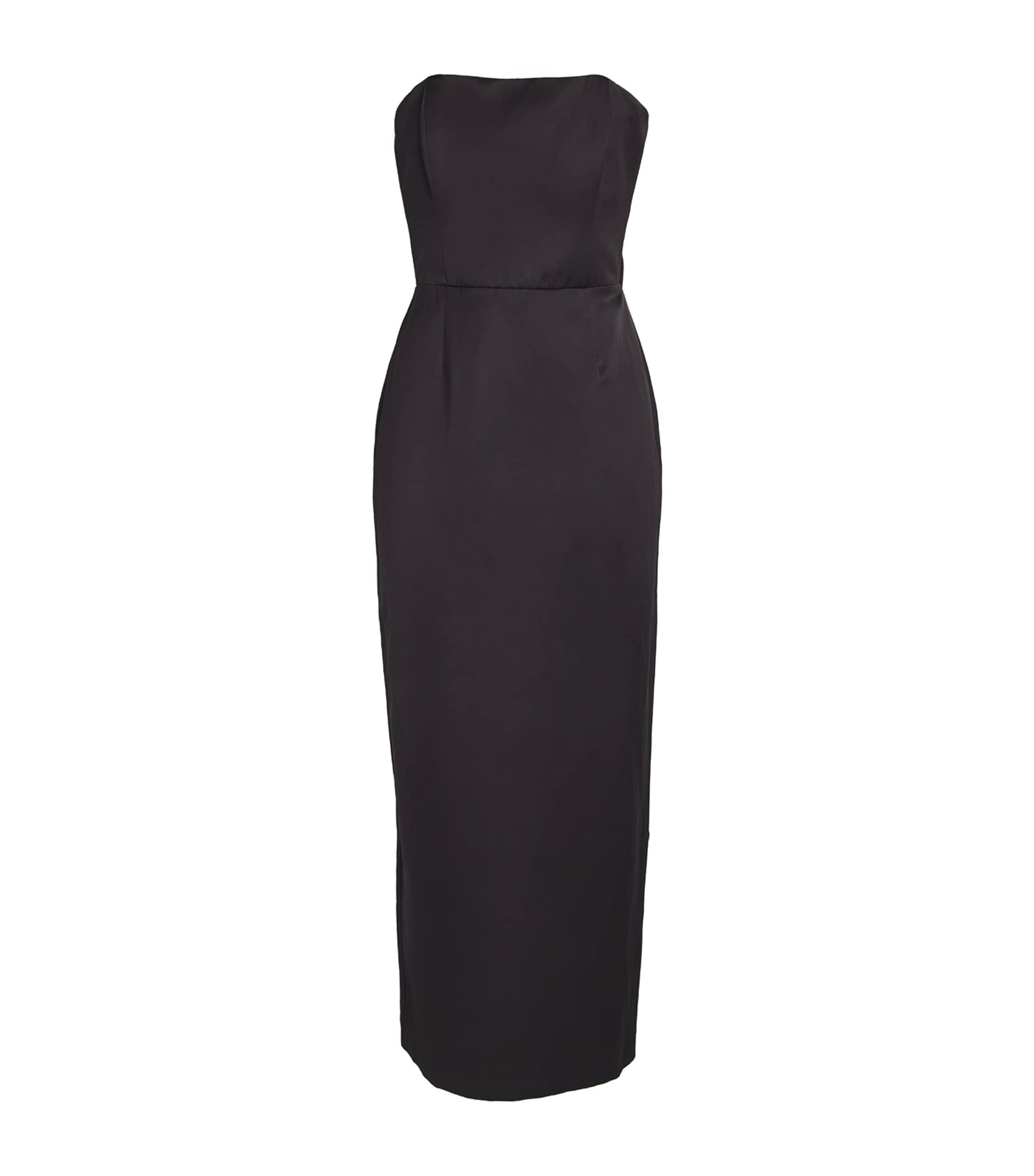 Posse Strapless Romeo Maxi Dress In Black