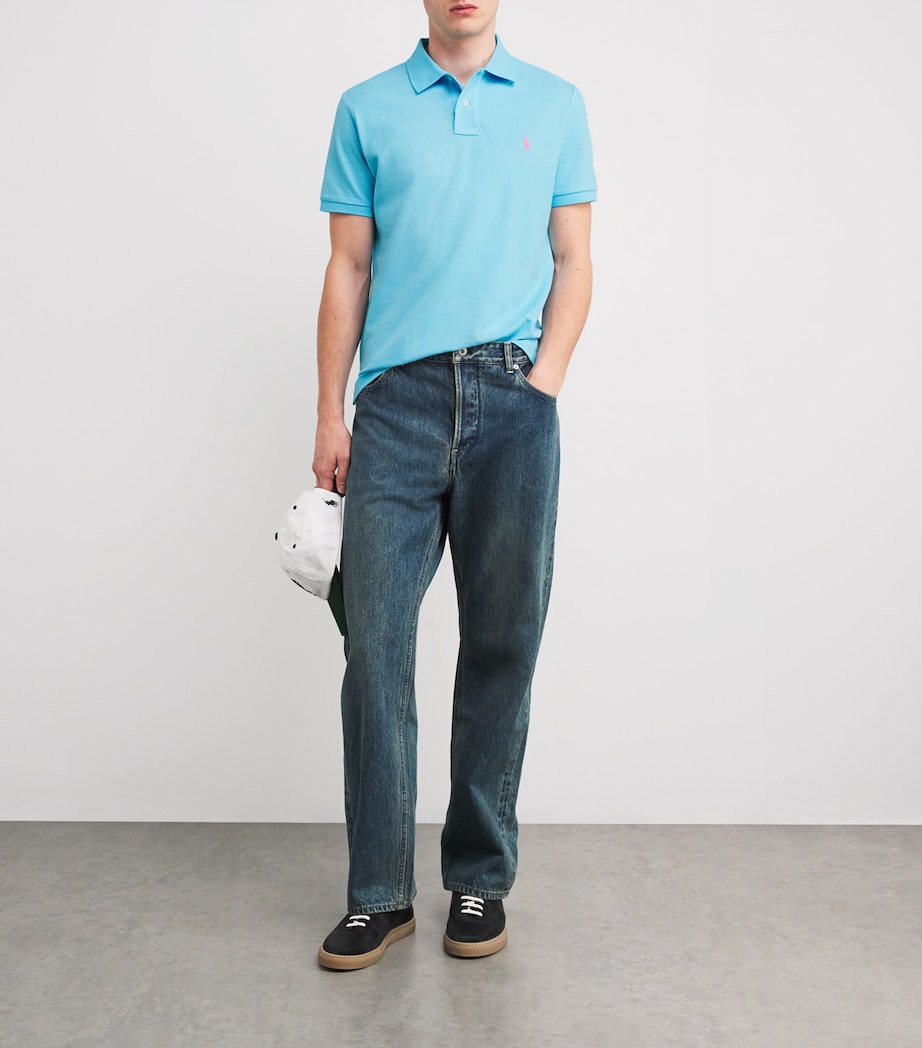 Polo Pony Polo Shirt TURQUOISE NOVA Image 2