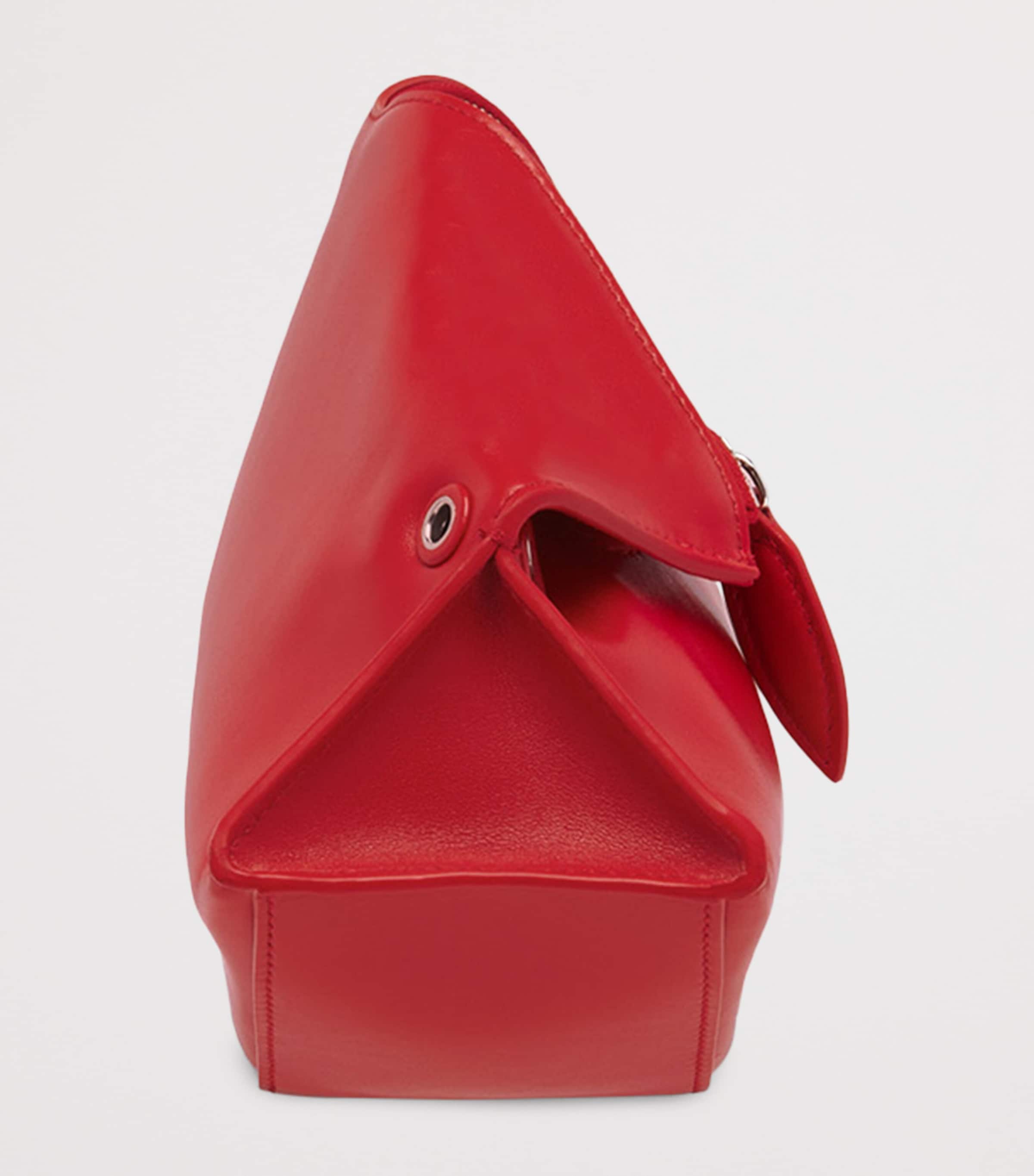 Leather Manta Clutch Bag 6406 Image 3