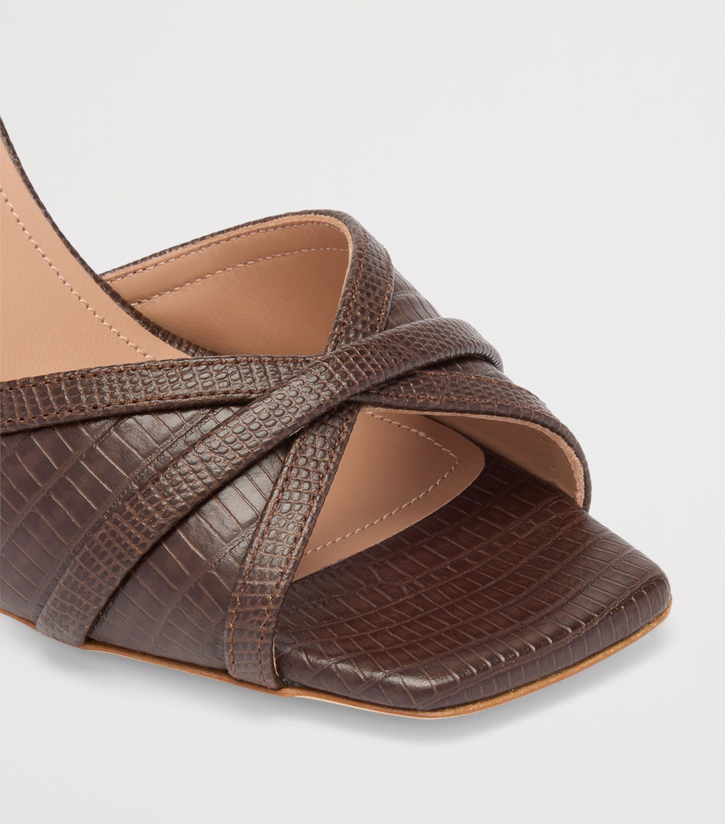 Malone Souliers Leather Perla Mules 70 Tobacco Image 5