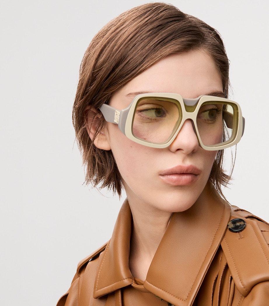 Oversized Collage Sunglasses SHINY CLAY Image 2