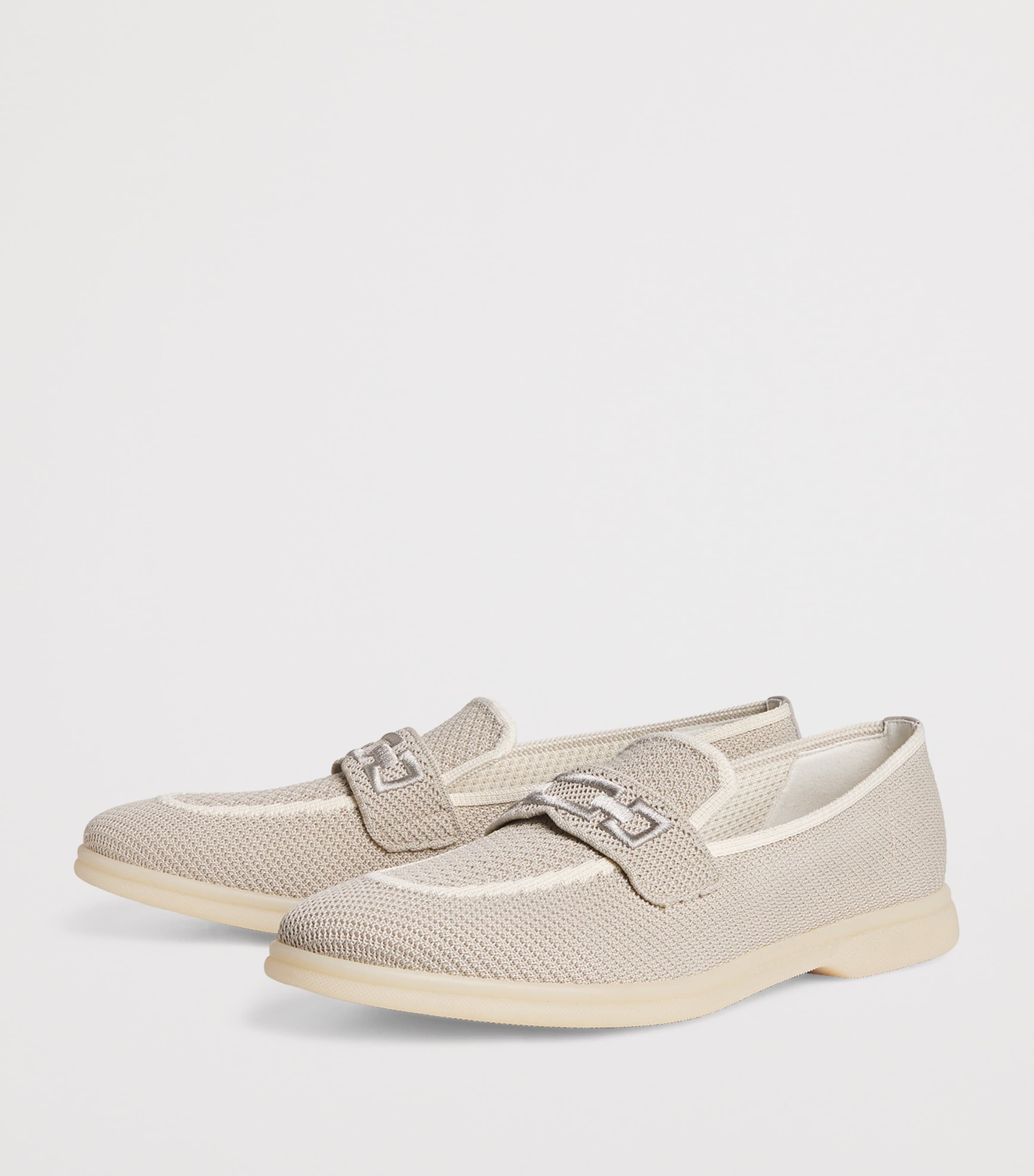 Knit Moccasins SABBIA, PANNA Image 3