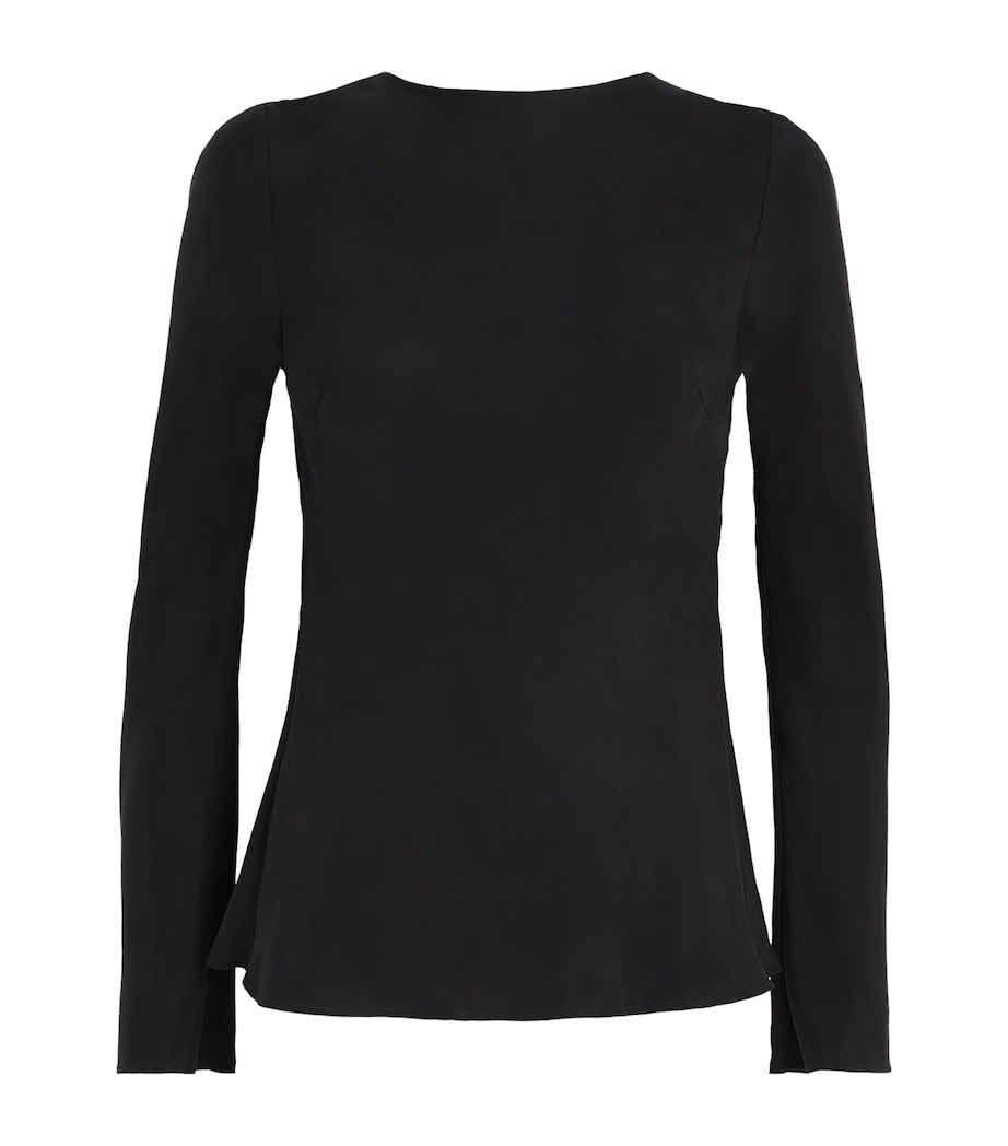 Open-Back Laura Top 050 BLACK Image 1