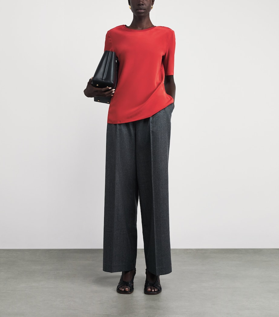 Silk Crepe Rubin Blouse SPICE Image 2