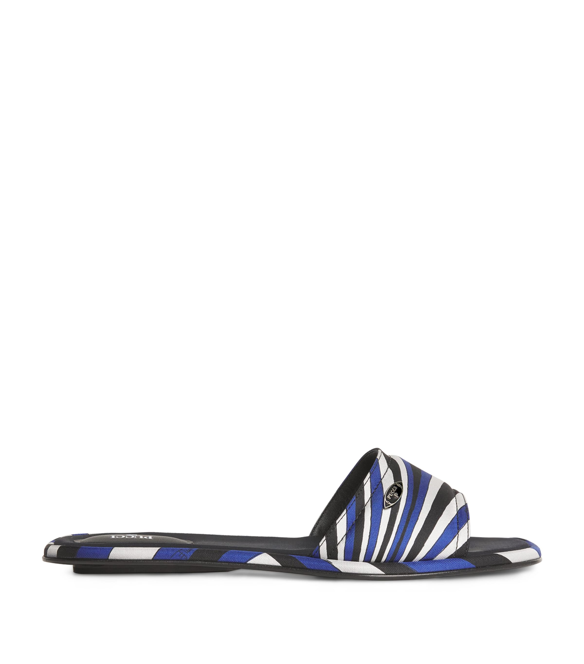 Pucci Silk Yummy Slides In Blue