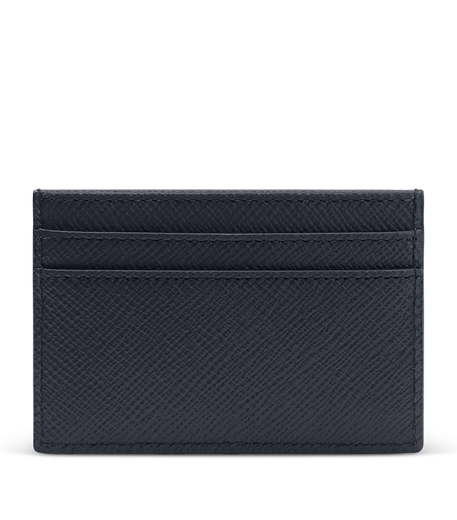 Panama Leather Card Holder NAVY Image 2