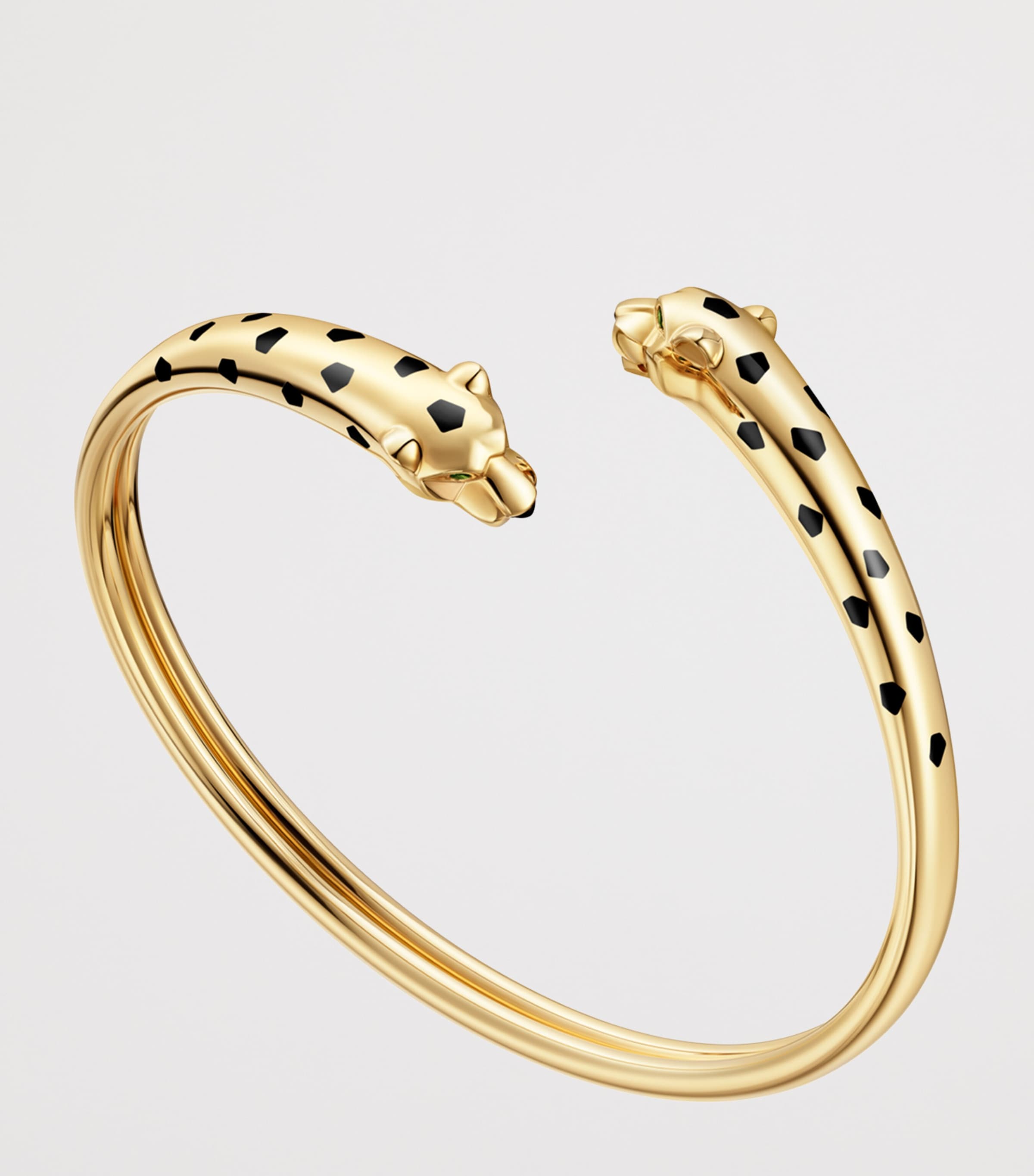 Yellow Gold, Tsavorite Garnet and Onyx Panthère de Cartier Bracelet YELLOW GOLD Image 3