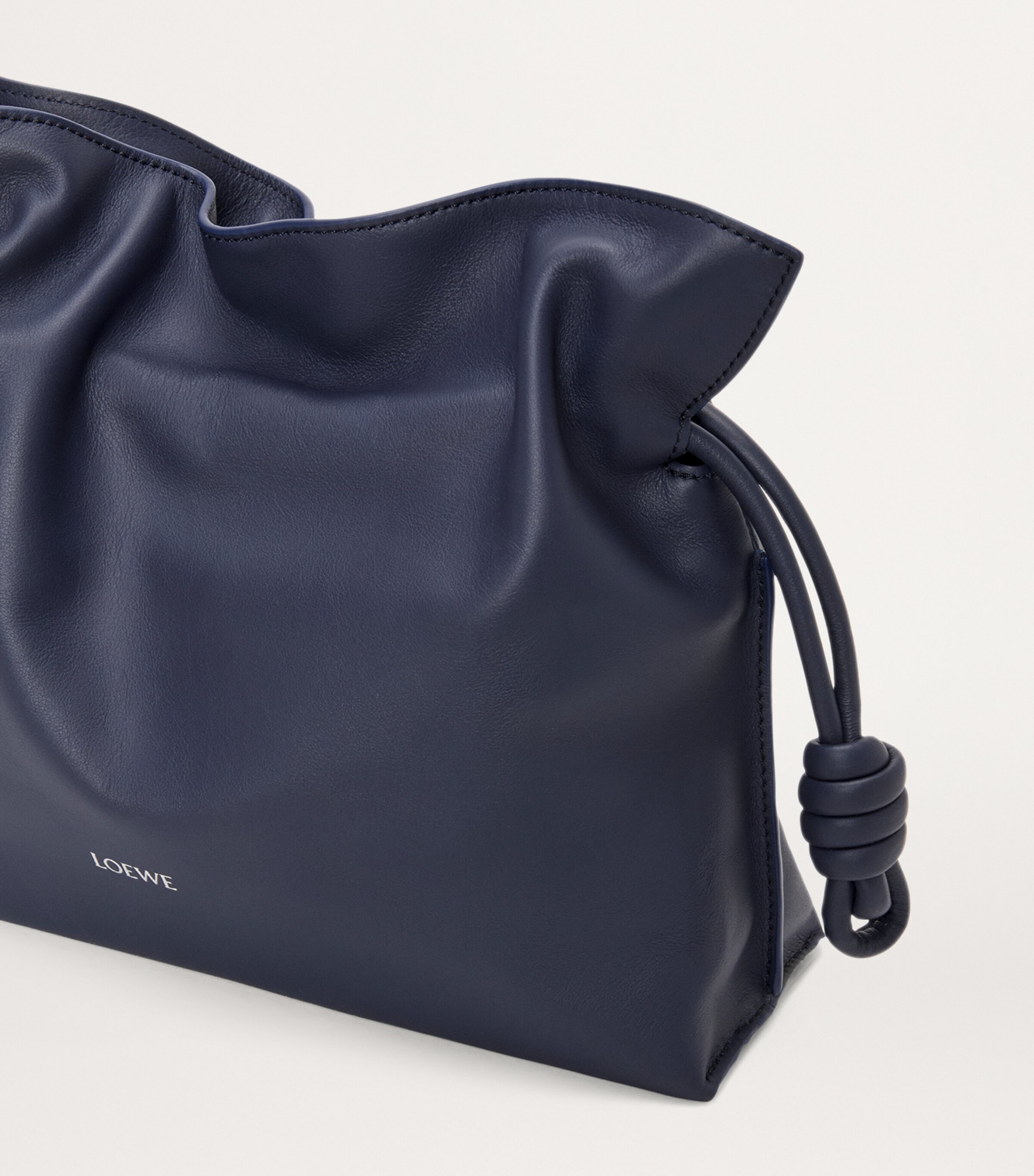 LOEWE Leather Flamenco Purse Abyss Blue Image 9