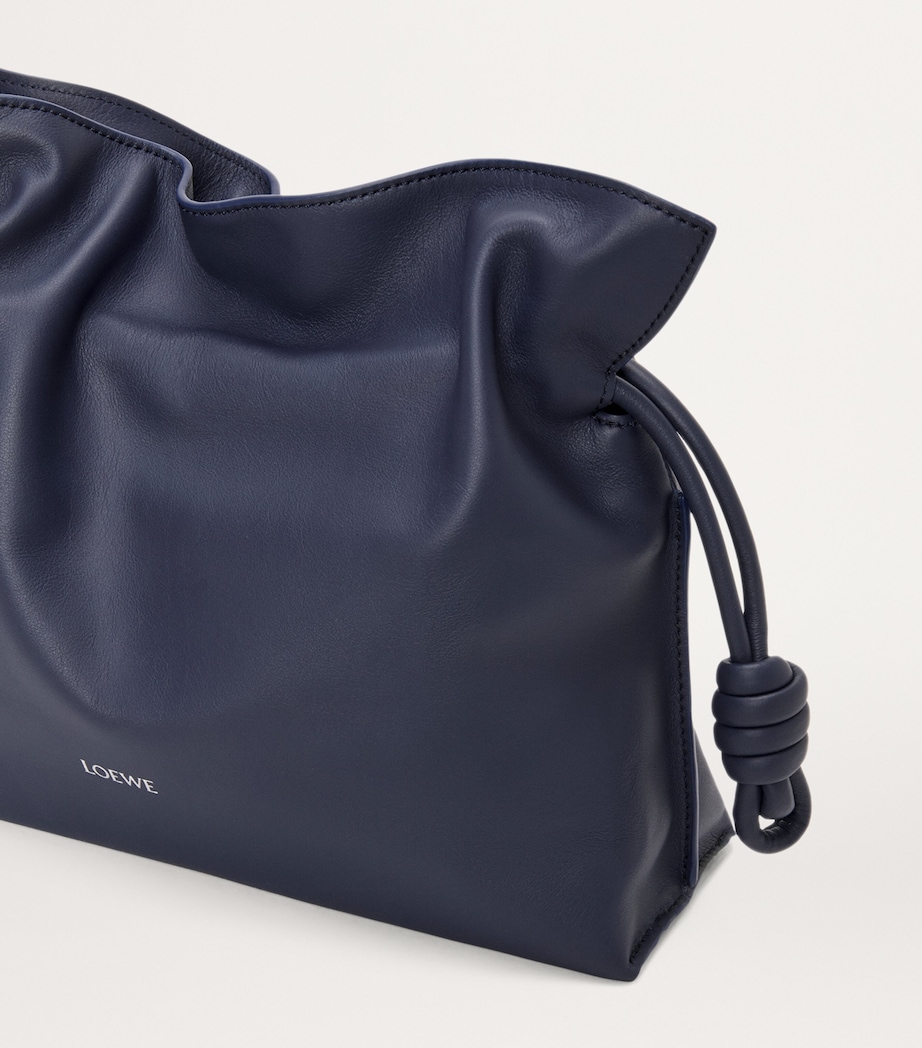 LOEWE Leather Flamenco Purse Abyss Blue Image 9