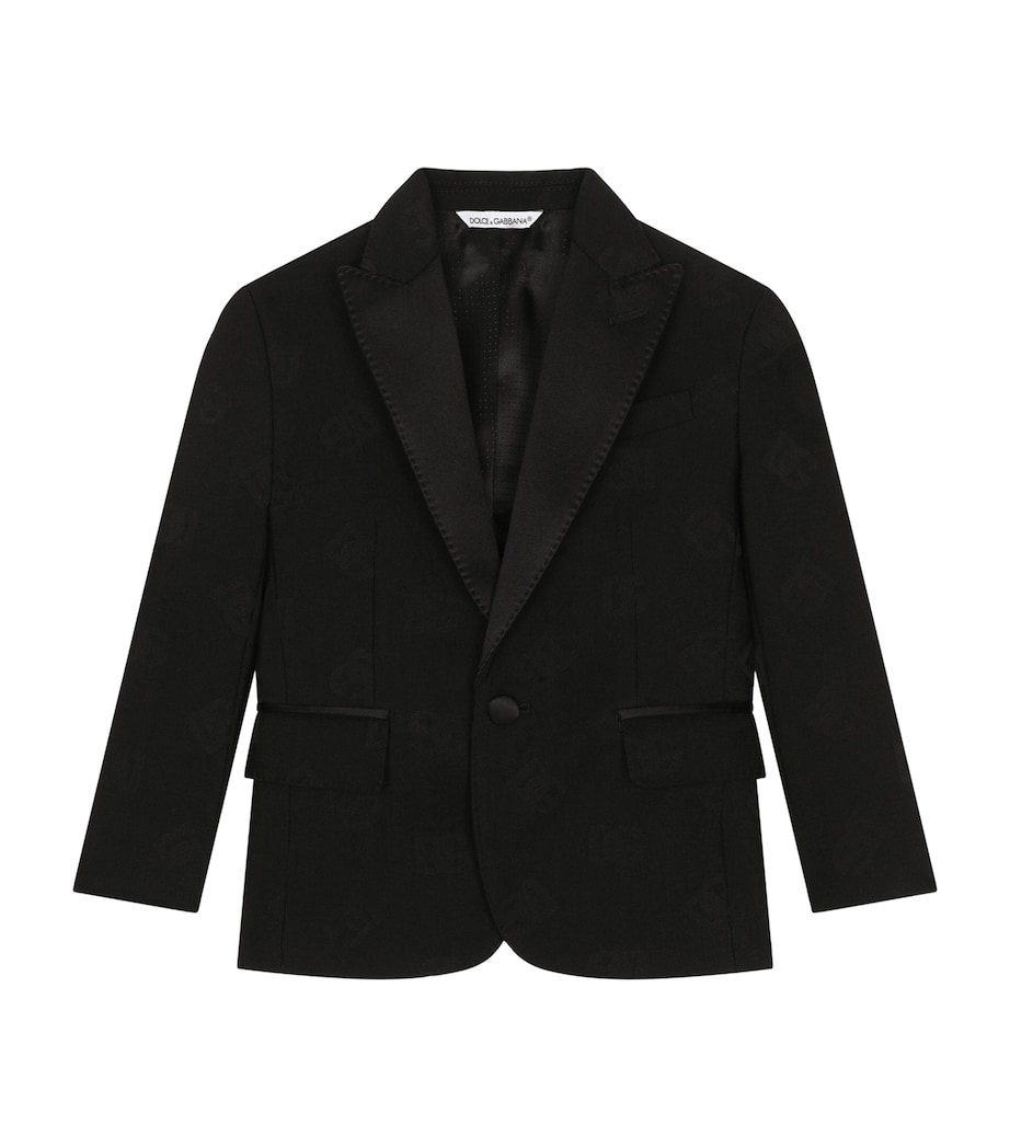 Tuxedo Blazer (2-6 Years) N0000-BLACK Image 1