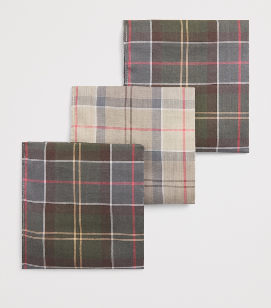 Set of 3 Tartan Handkerchiefs BARBOUR TARTAN Image 2