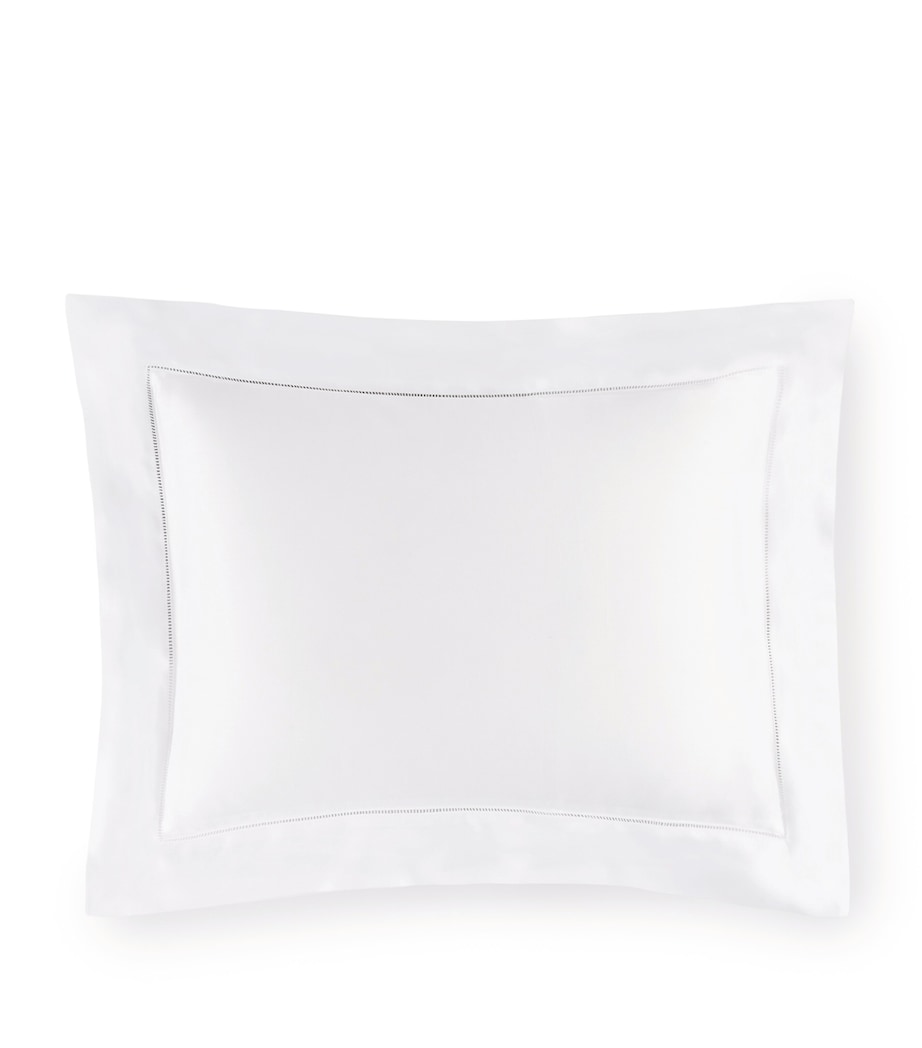 Giza 45 Square Pillowcase (65cm x 65cm) WHITE Image 2