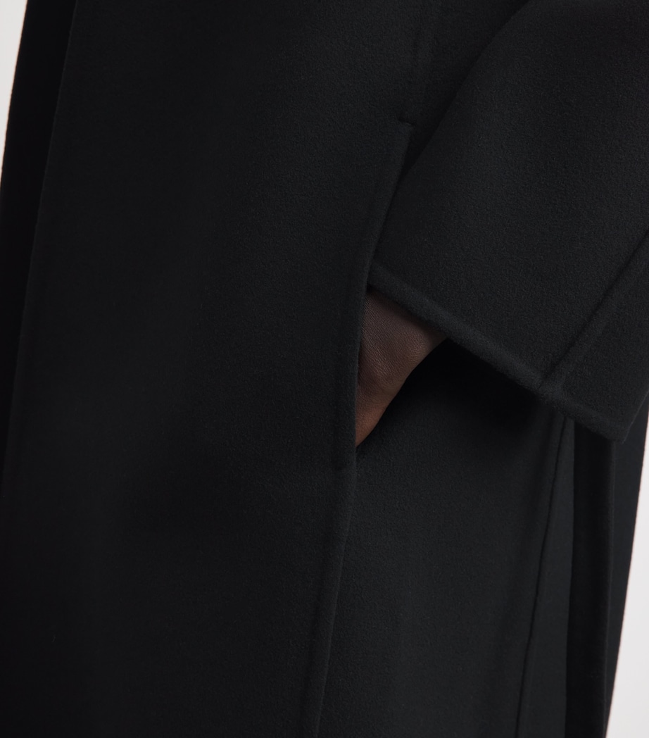 Jil Sander Womens Wool Belted Coat Black Image 3