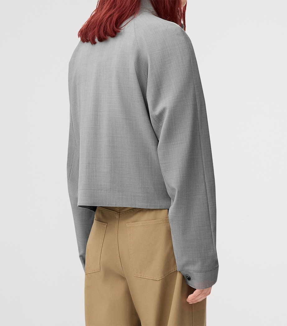 Wool-Blend Jacket LIGHT GREY Image 4