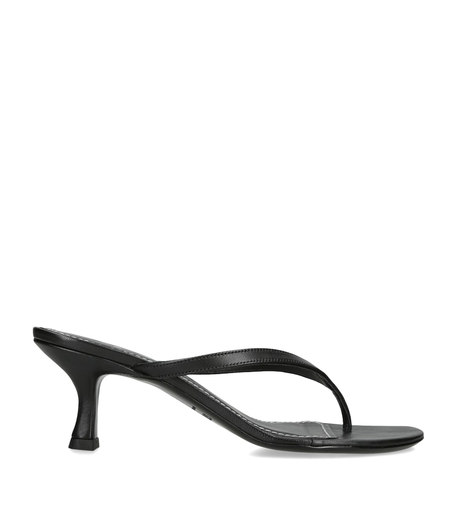 STAUD Freja Kitten Heel Sandals 60 Black Image 1