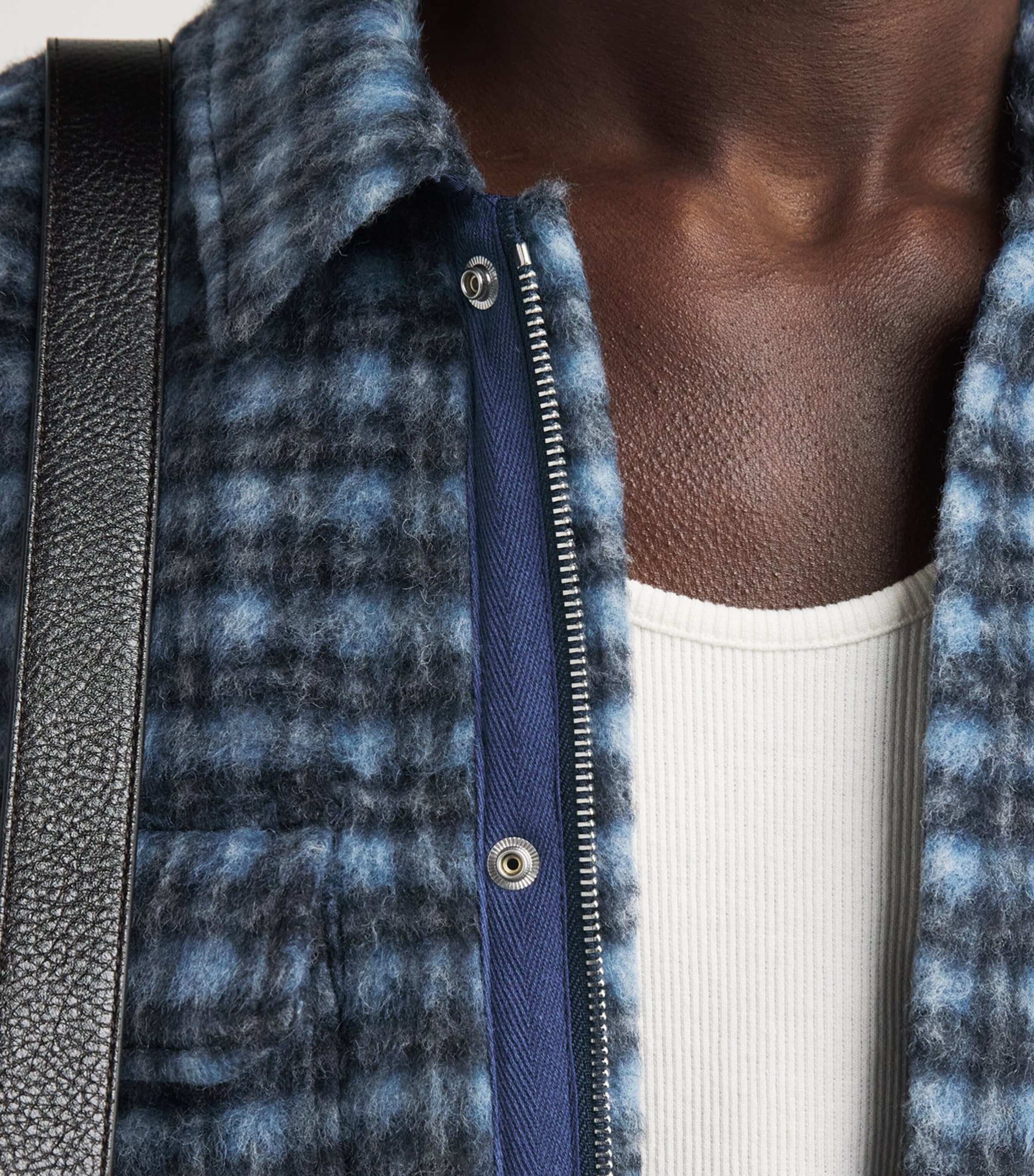 Brushed Plaid Caleb Shacket MIDNIGHT PLAID Image 3