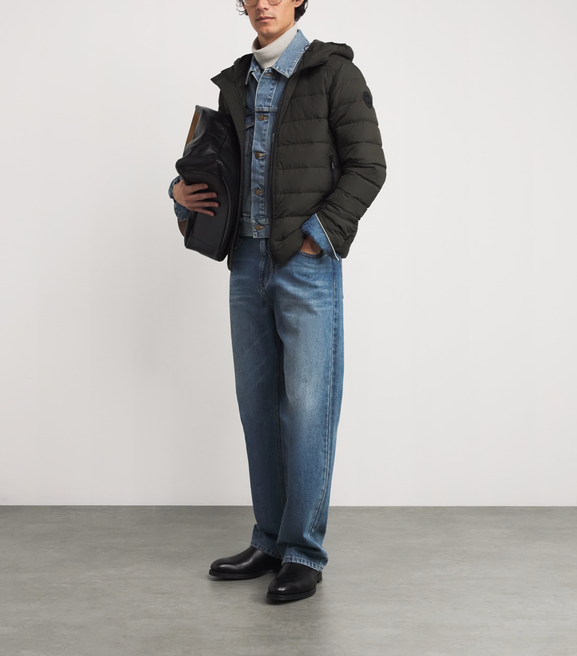 Down EnduraLuxe Packable Crofton Puffer Hoodie 9061 Image 2