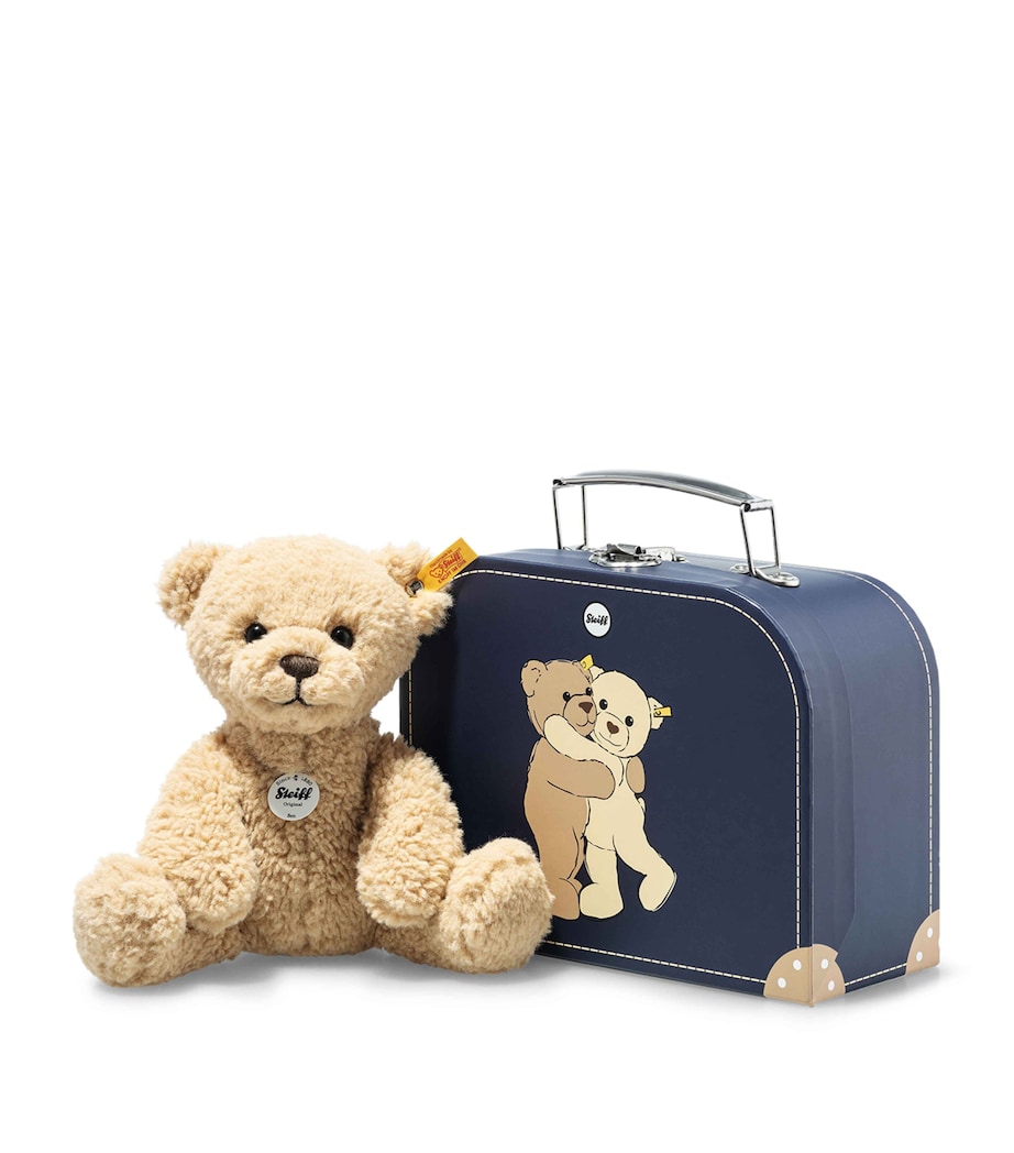 Ben Teddy Bear in Suitcase (21cm) MULTI Image 1