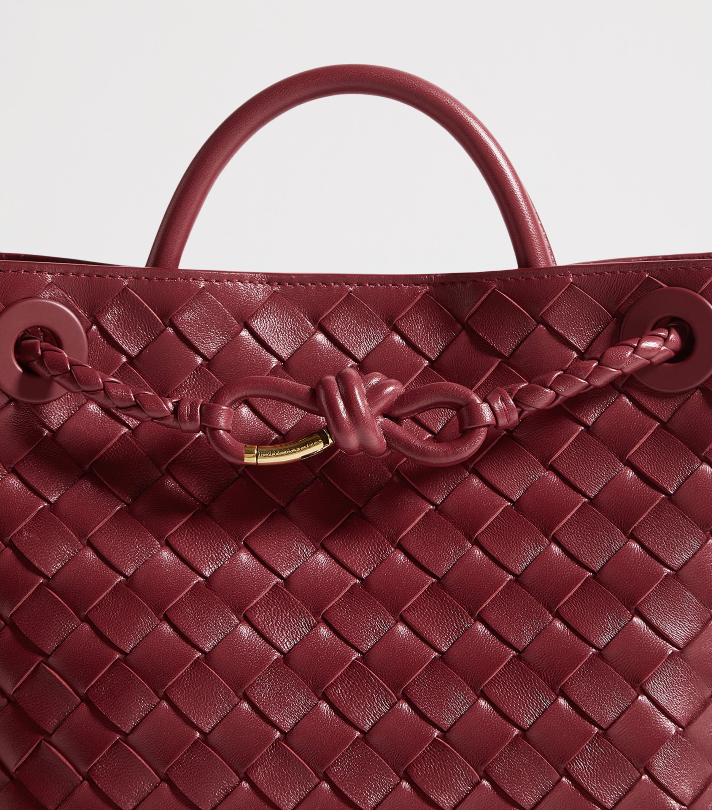 Bottega Veneta Womens Small Leather Andiamo Top-Handle Bag Image 7