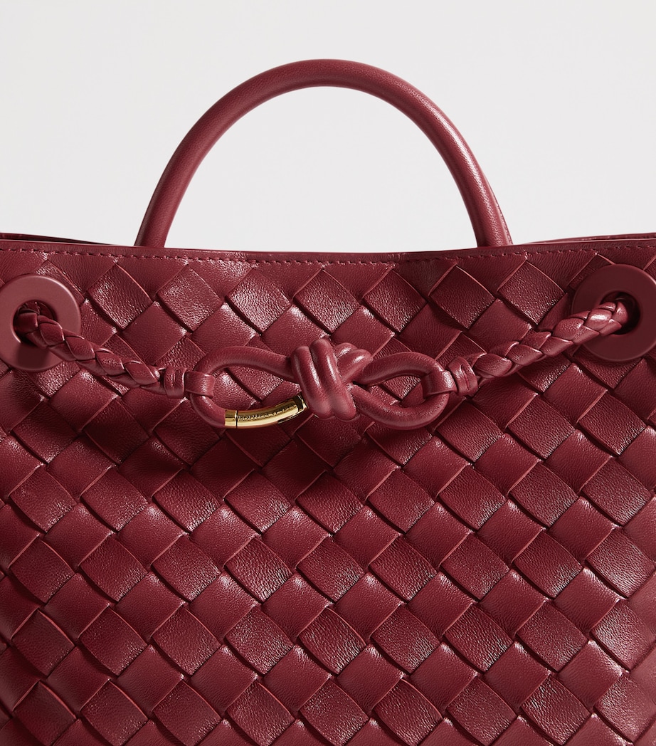 Bottega Veneta Womens Small Leather Andiamo Top-Handle Bag Image 7