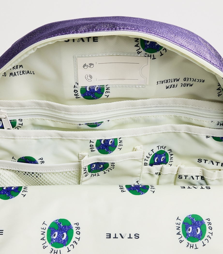 STATE Bags Sequin Kane Backpack Lilac Quiltd Sequins Image 3