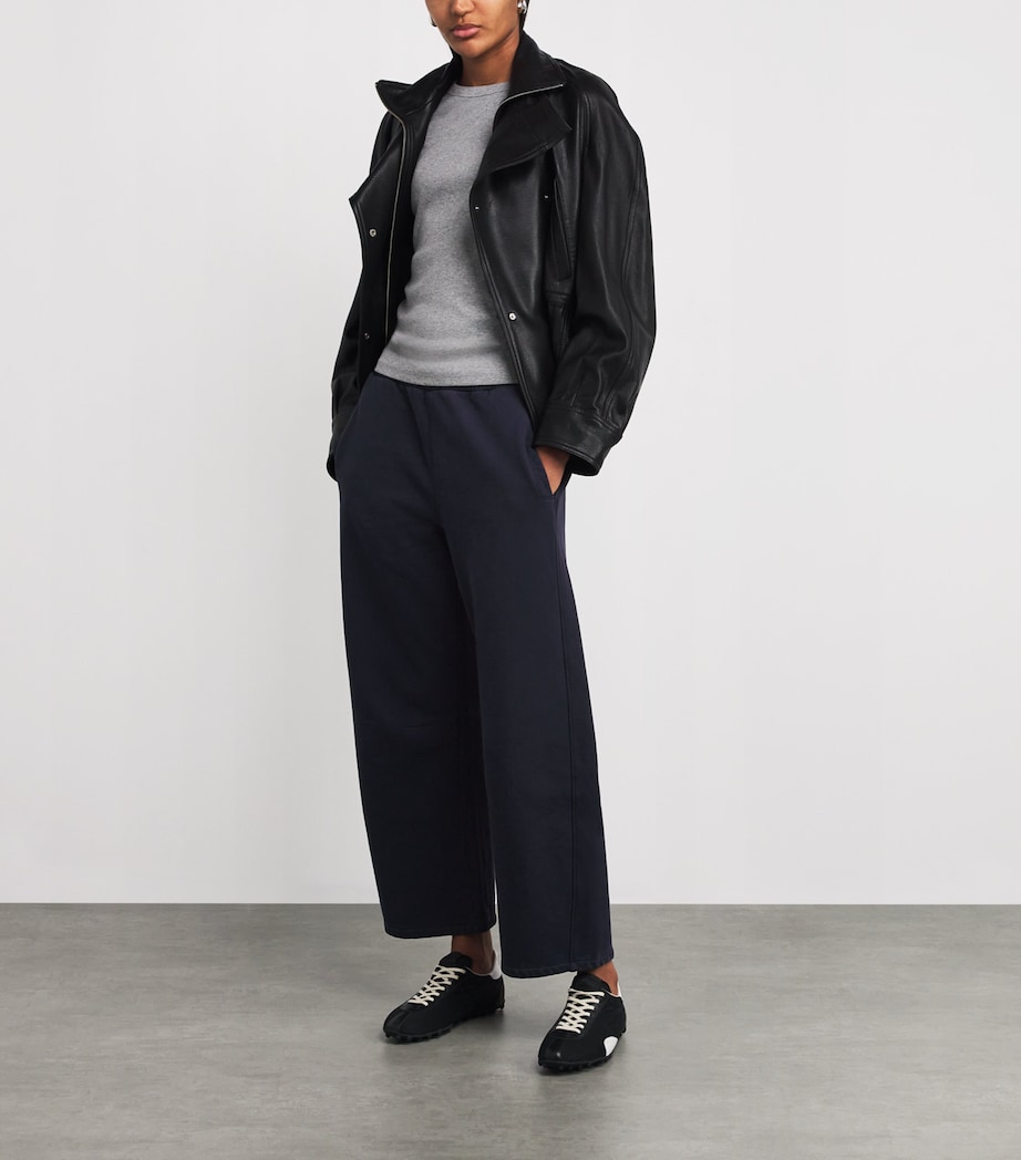 Cotton Miro Barrel Sweatpants NAVY Image 2