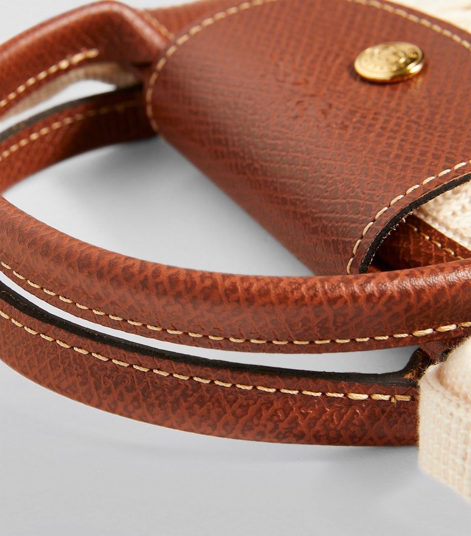 Large Le Pliage Filet Mesh Bag 037 ECRU Image 8