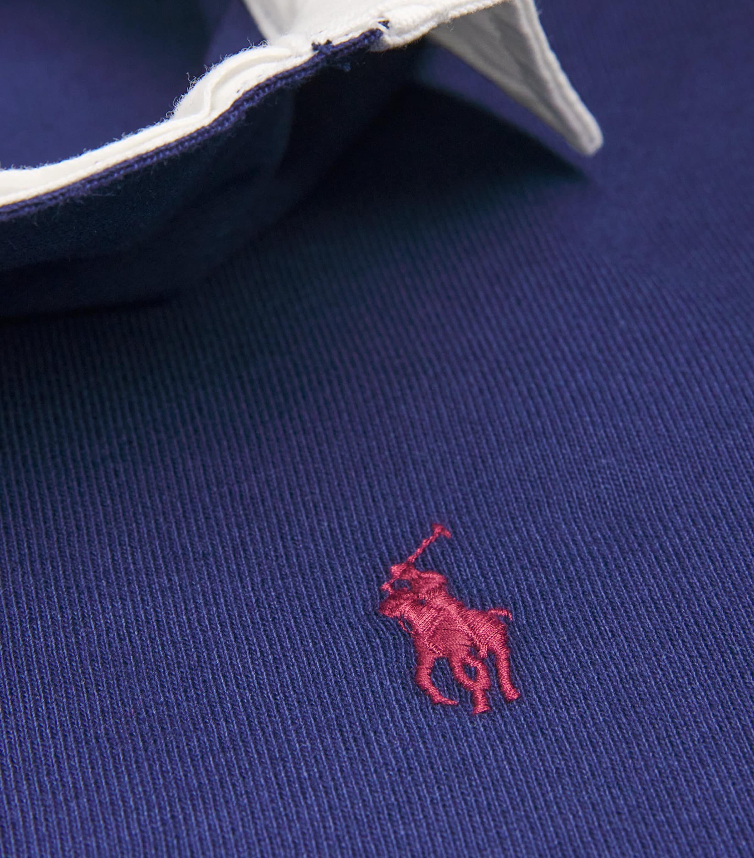 Polo Ralph Lauren Mens Cotton The Iconic Rugby Shirt Newport Navy Image 5
